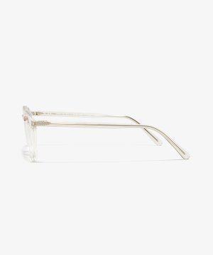 Seite-Bild der Brille The Tutor in Farbe Ice Transparent und Grösse Schmal