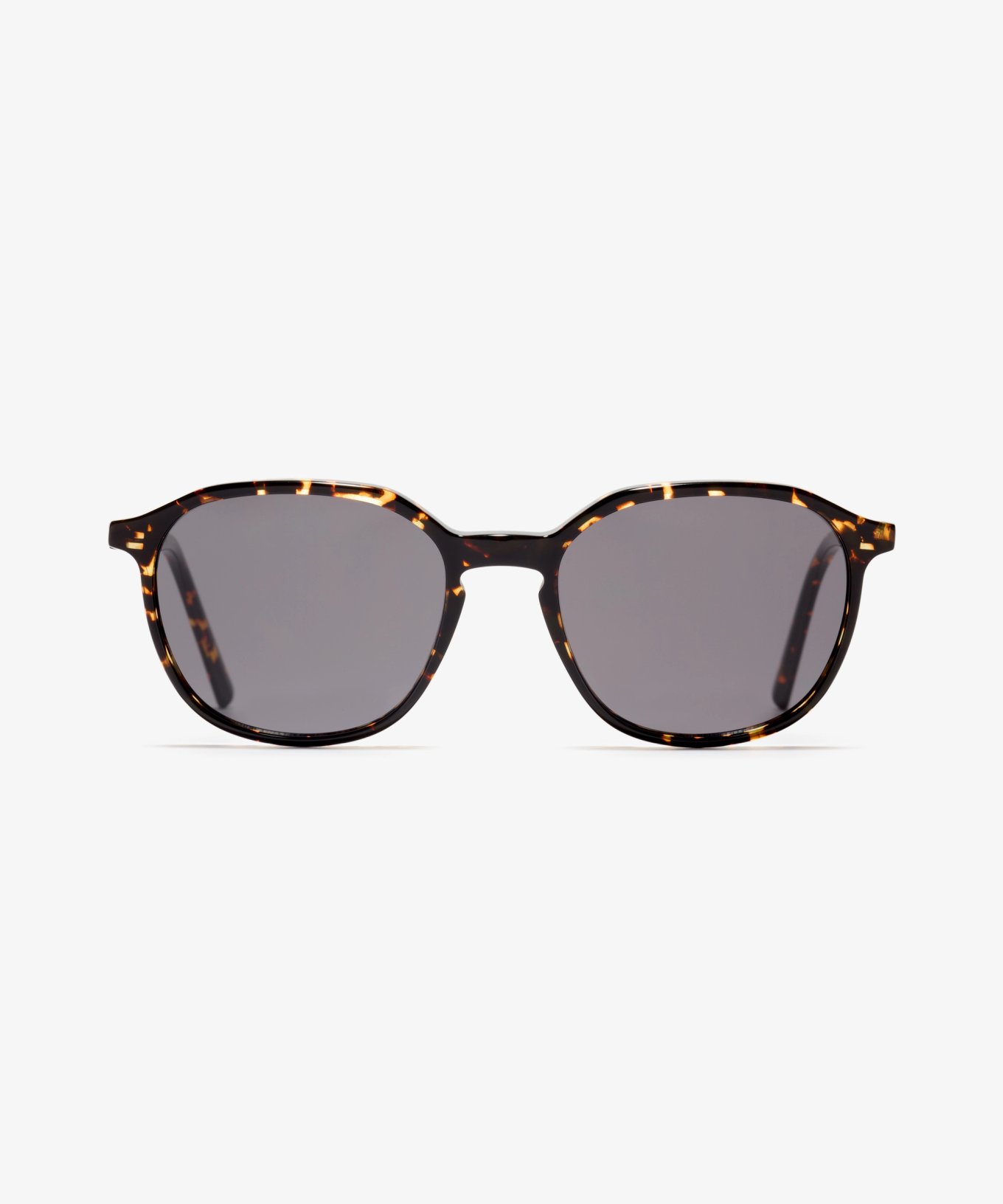 Front image of the sunglasses The Educated in colour Ember and size Medium