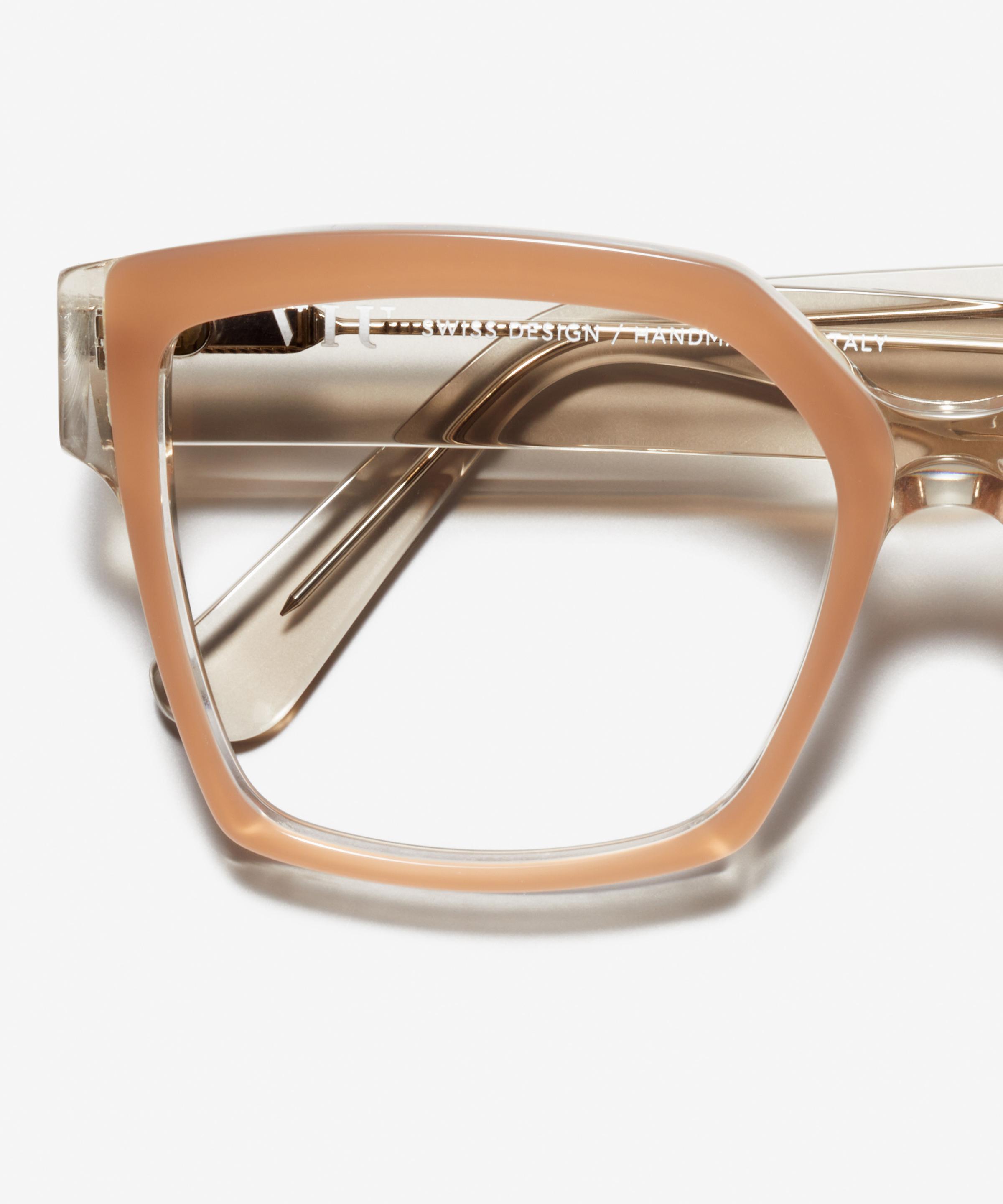 Detail image of the frame The Royal II in colour Nude / Transparent and size Wide