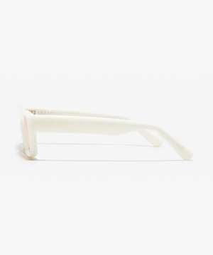Image Côté de la paire de lunettes de soleil The Rogue en couleur Pearl Stone et taille Large