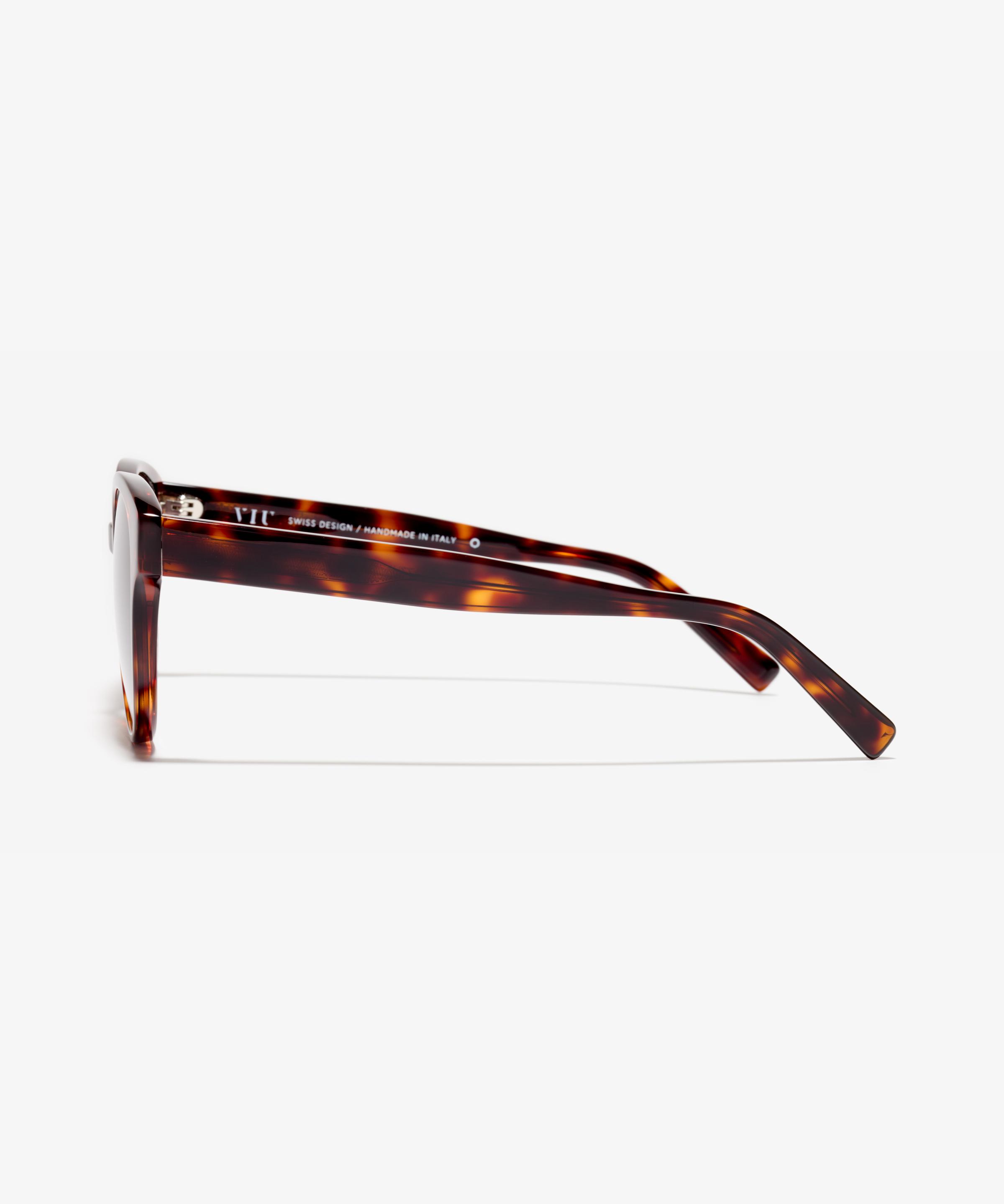 Seite-Bild der Sonnenbrille The Dazzling in Farbe Tortoise und Grösse Mittel