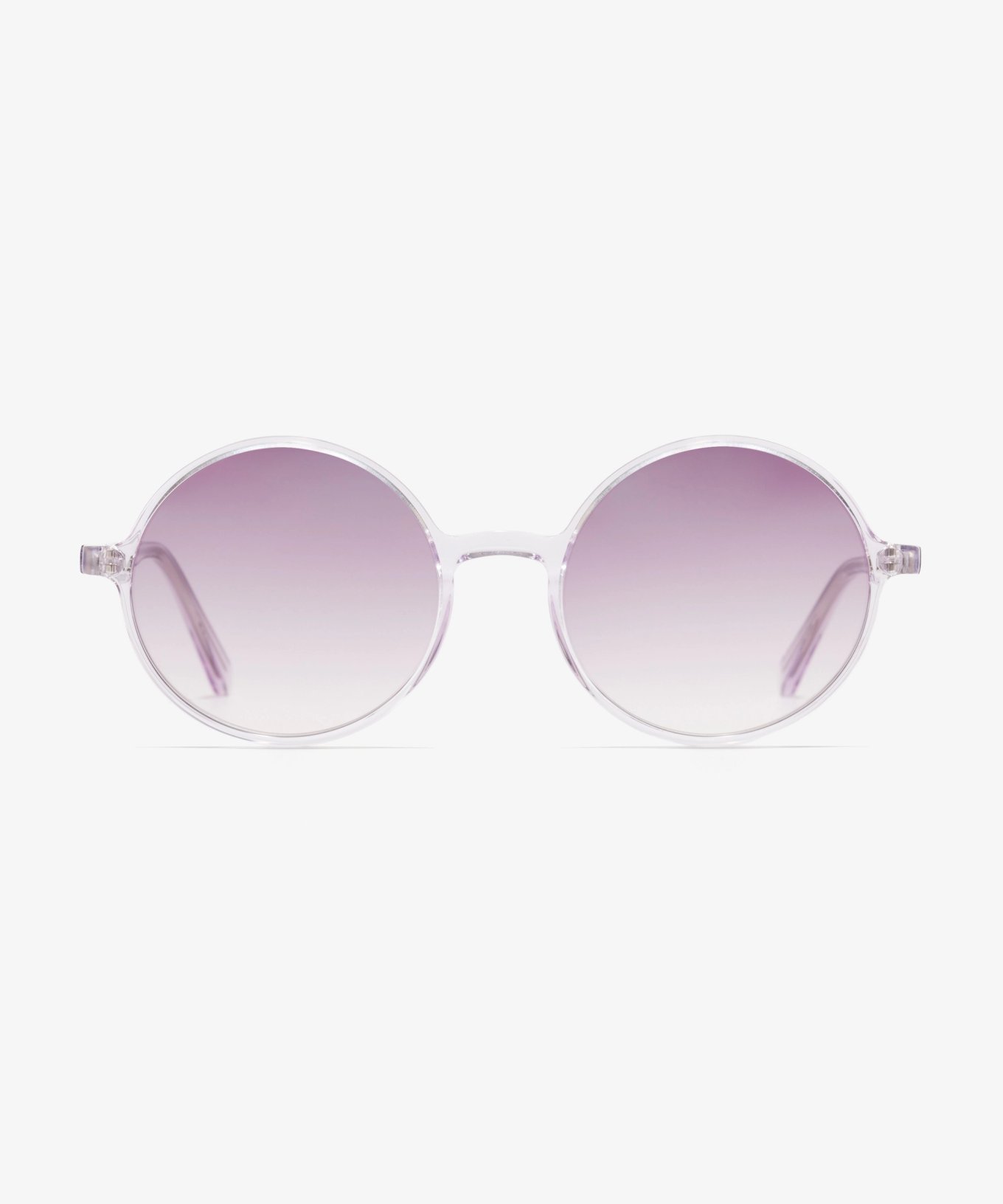 Front image of the sunglasses The Poetic in colour Lilac and size Wide