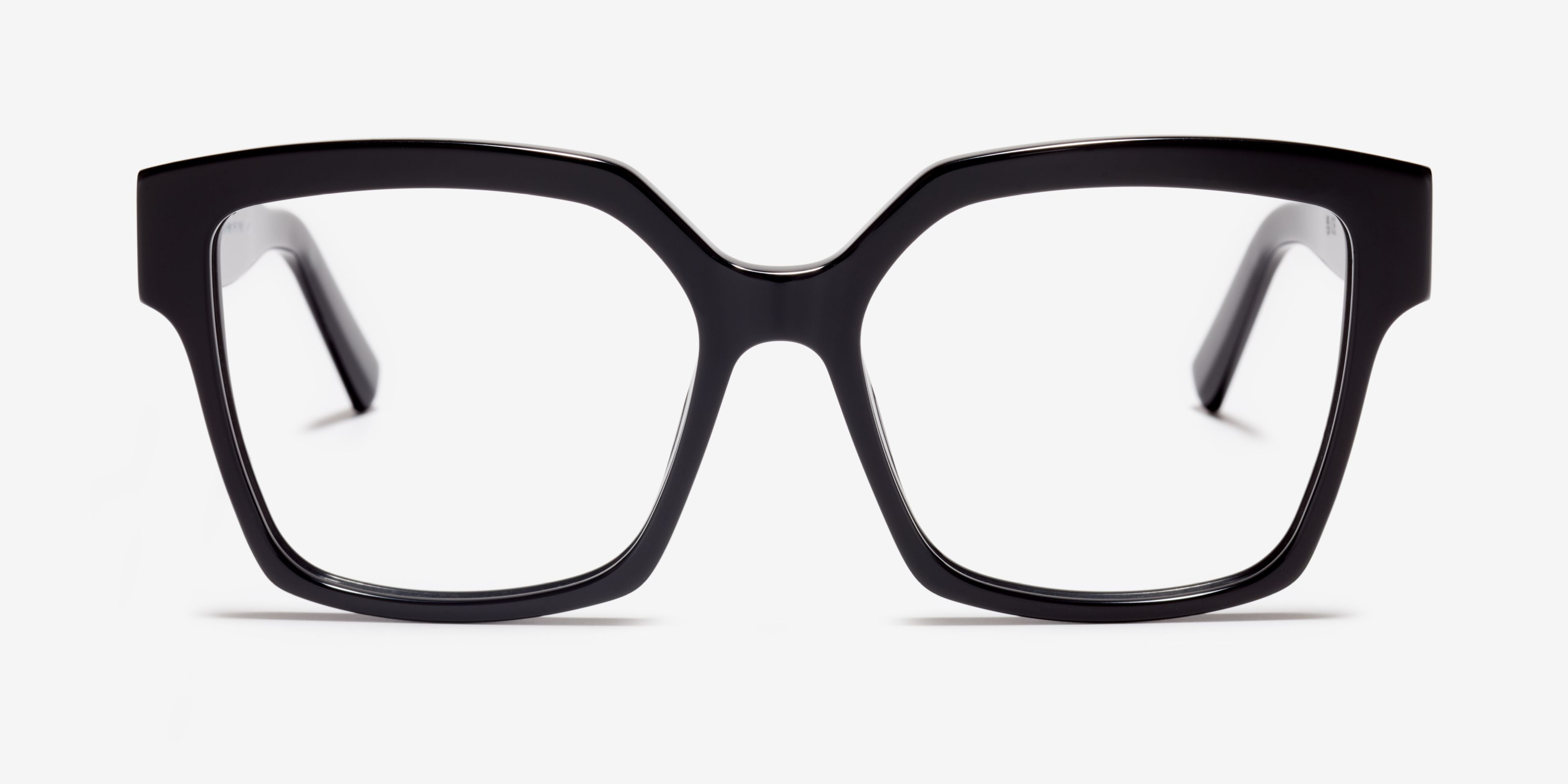 Front-Bild der Brille The Royal in Farbe Black und Größe Breit