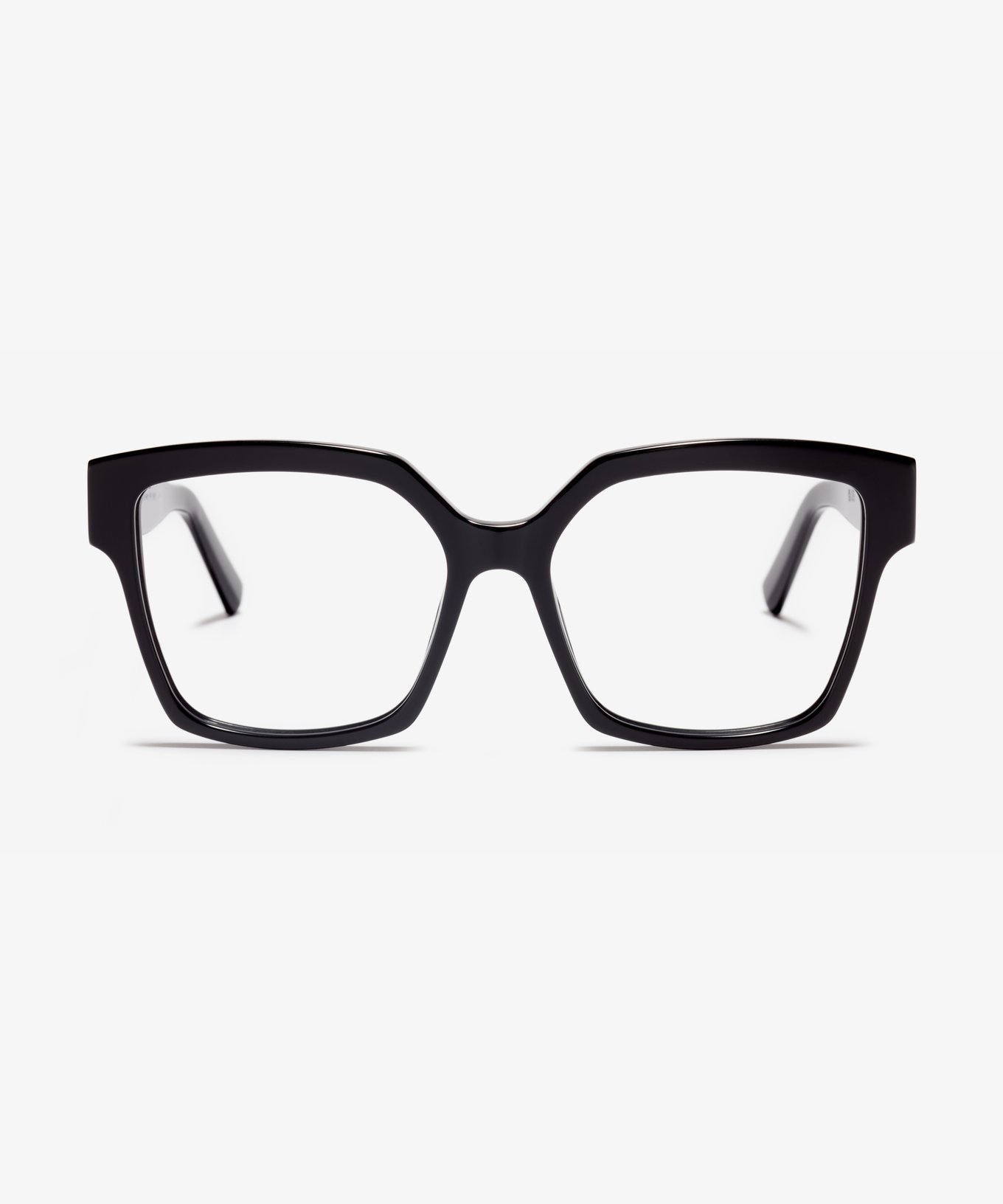 Front-Bild der Brille The Royal in Farbe Black und Größe Breit