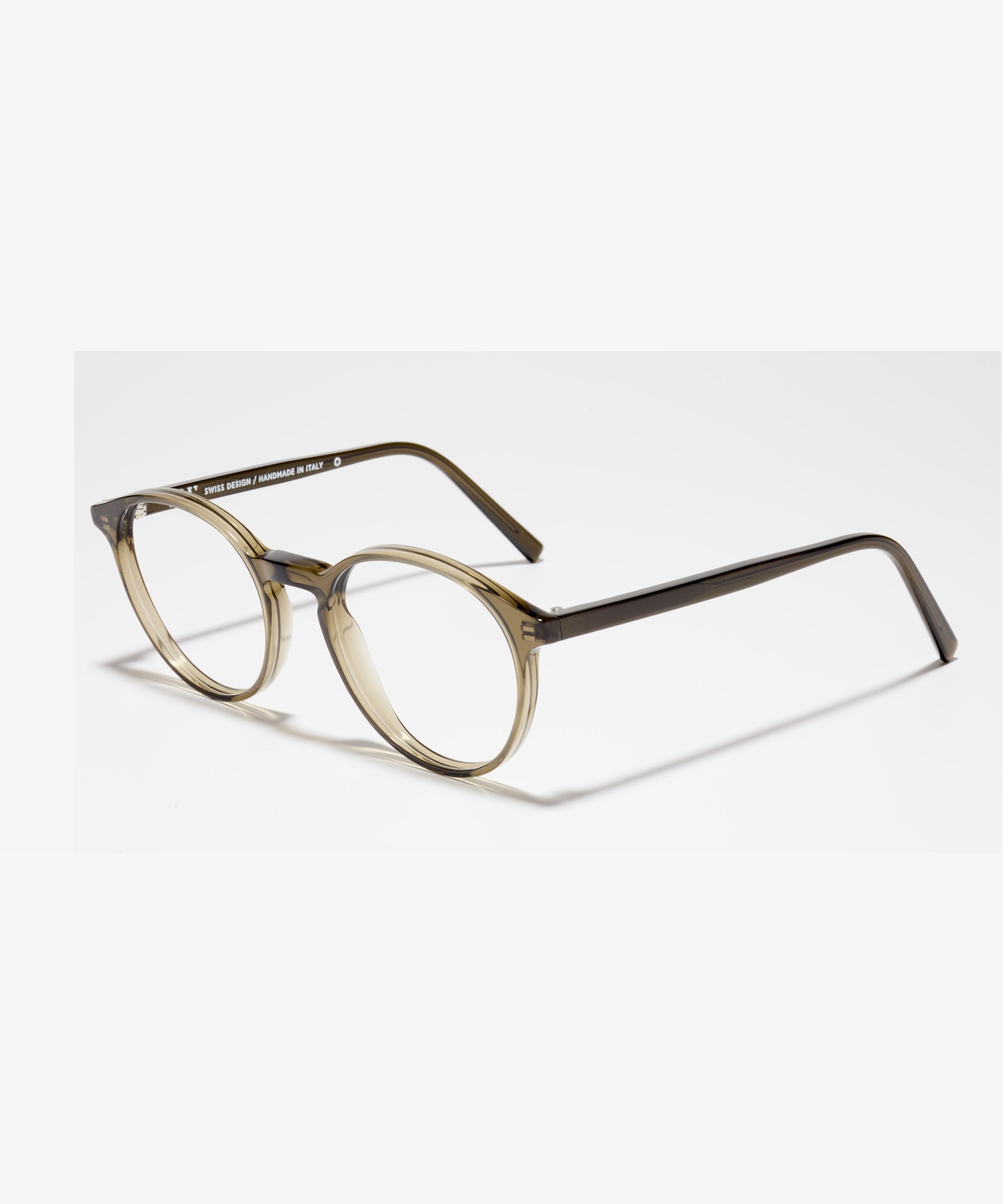 Image Angle de la monture The Dapper en couleur Khaki et taille Large