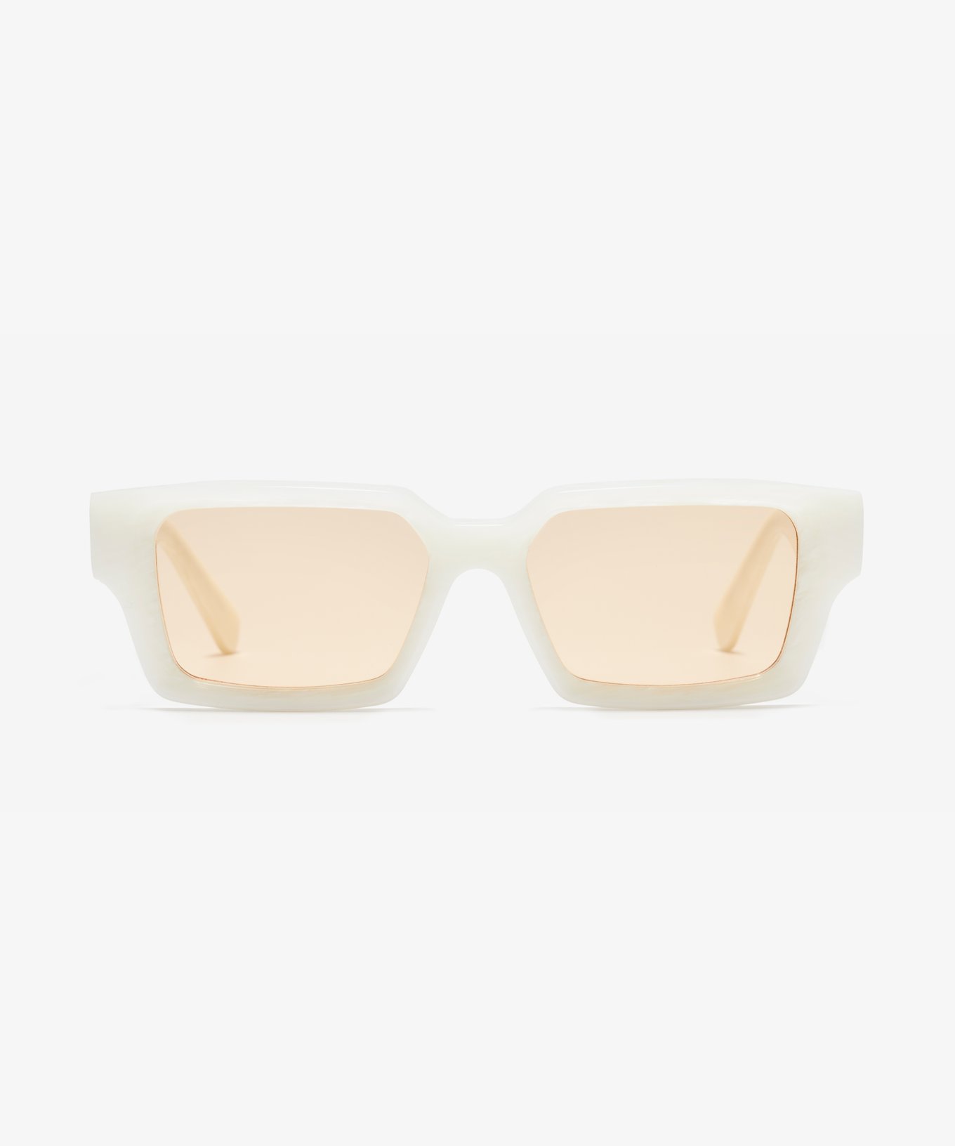Image Face de la paire de lunettes de soleil The Rogue en couleur Pearl Stone et taille Large