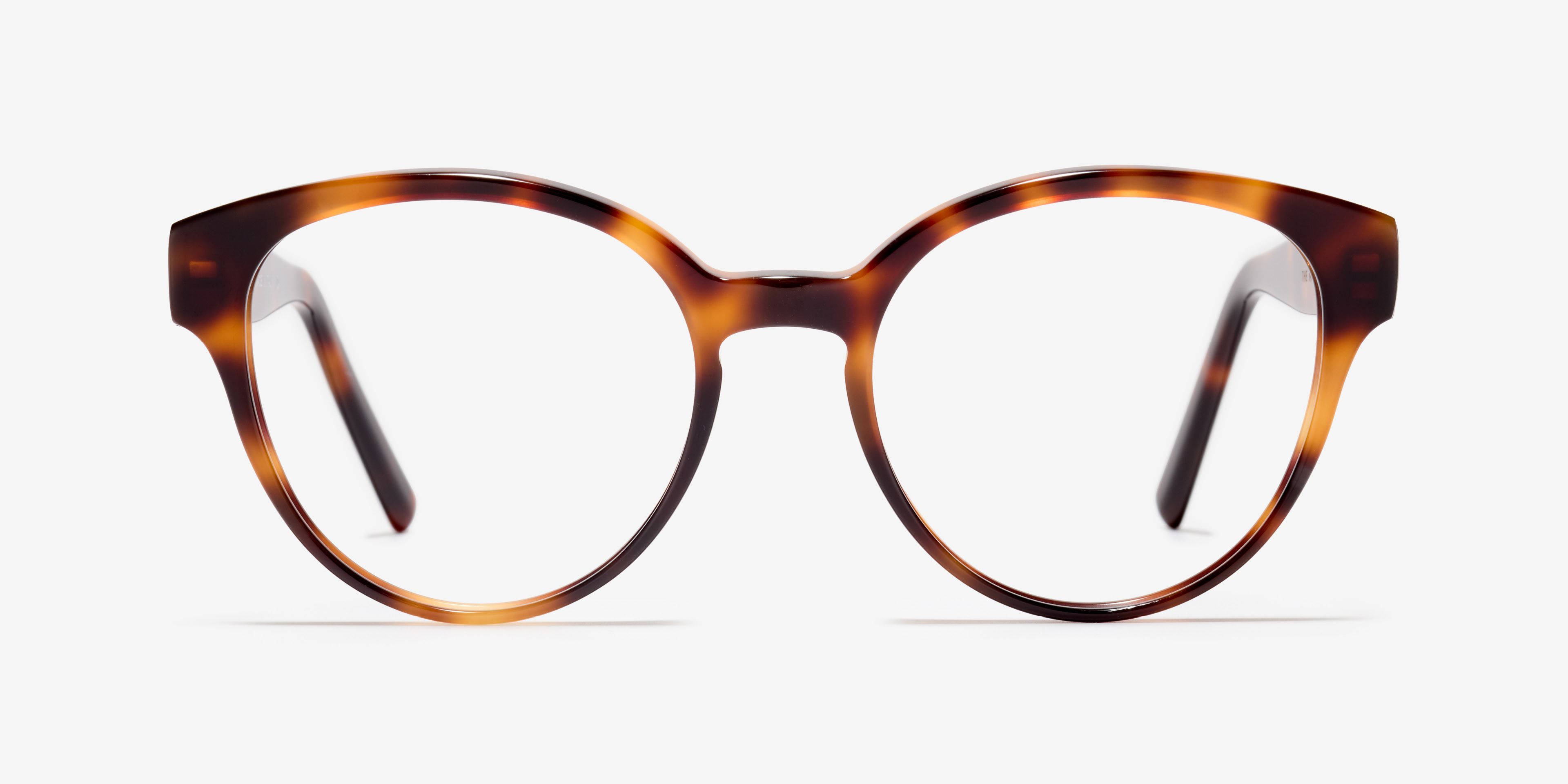 Front-Bild der Brille The Dazzling in Farbe Cherrywood und Größe Mittel