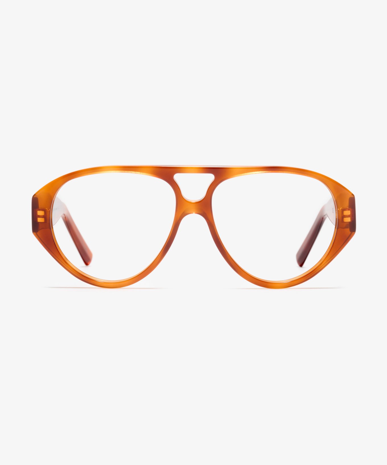 Front-Bild der Brille The Blow in Farbe Light Havana und Grösse Breit