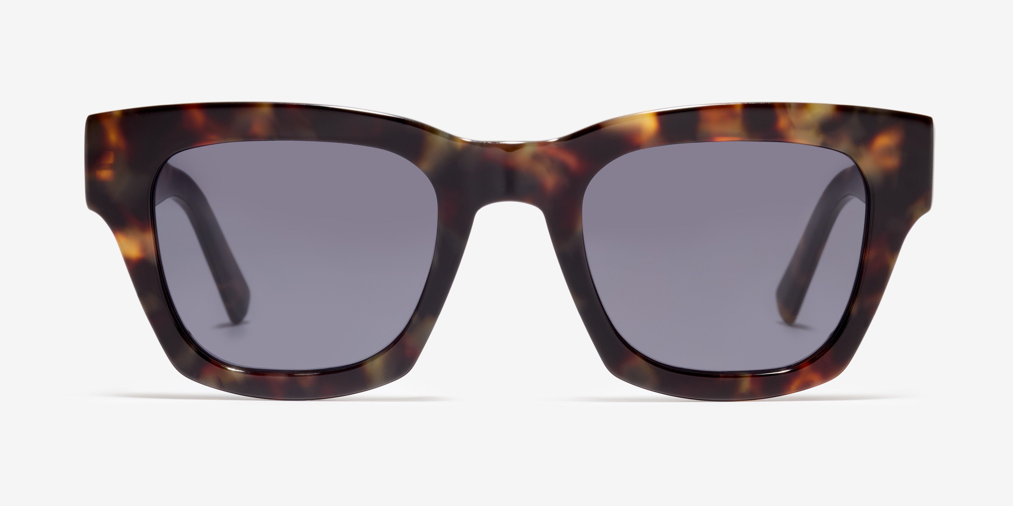 Front-Bild der Sonnenbrille The Catch in Farbe Amber Tortoise und Größe Breit