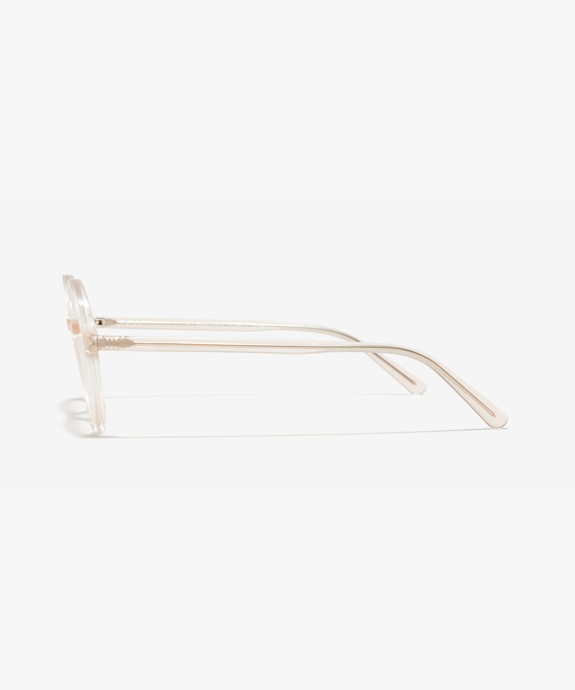 Side image of the frame The Poetic in colour Pink Chardonnay and size Wide