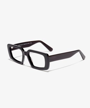 Schräg-Bild der Brille The Fearless in Farbe Black und Grösse Breit