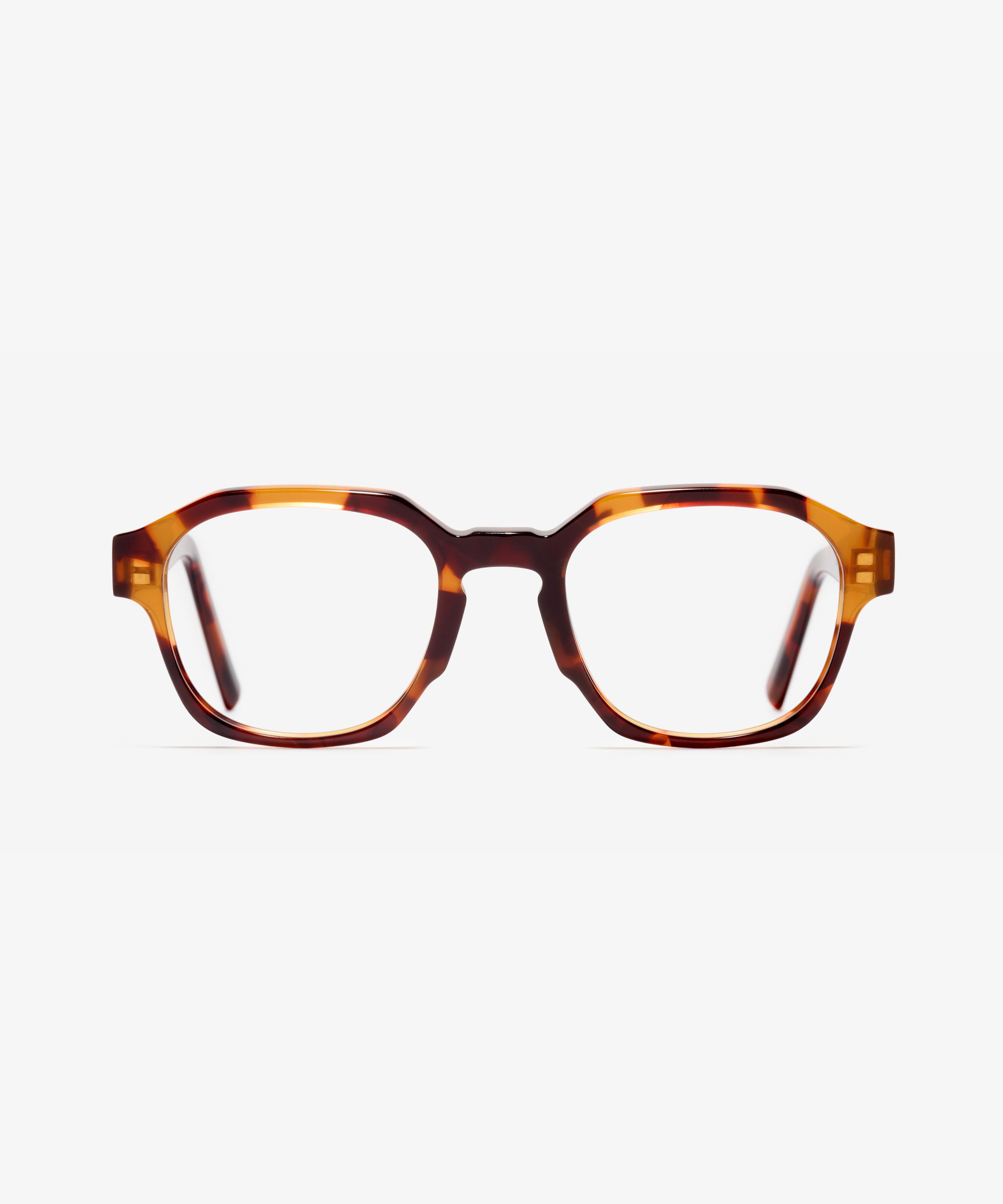 Front-Bild der Brille The Authentic in Farbe Wood Havana und Größe Mittel