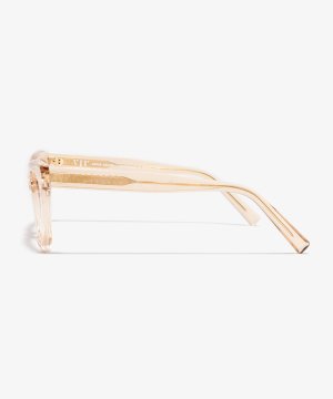 Side image of the frame The Shade in colour Chardonnay and size Wide