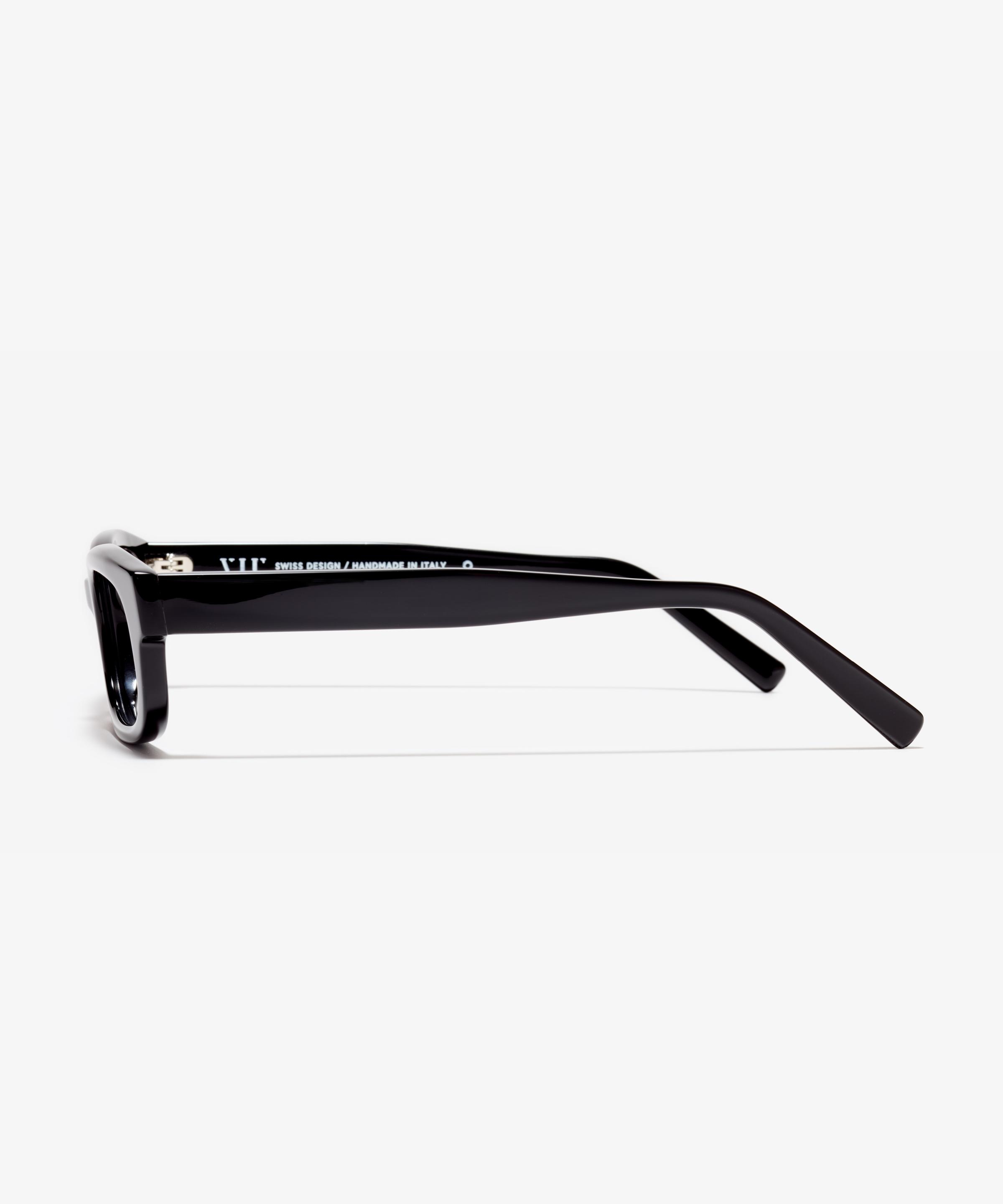Seite-Bild der Brille The Shameless in Farbe Black und Größe Breit