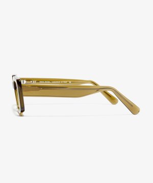 Side image of the frame The Fearless in colour Olive Green and size Wide