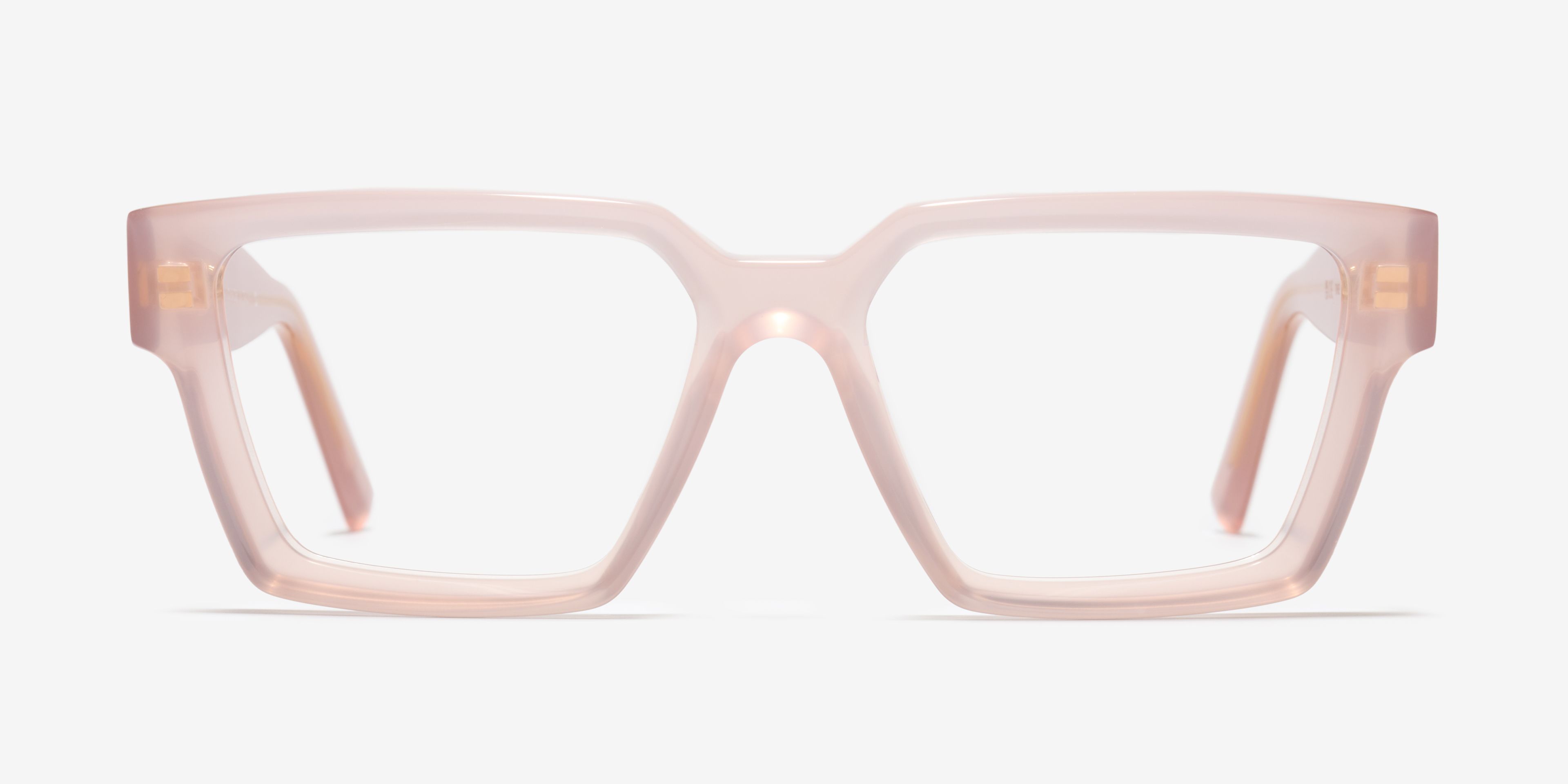 Front-Bild der Brille The Savage in Farbe Soft Blush und Größe Breit