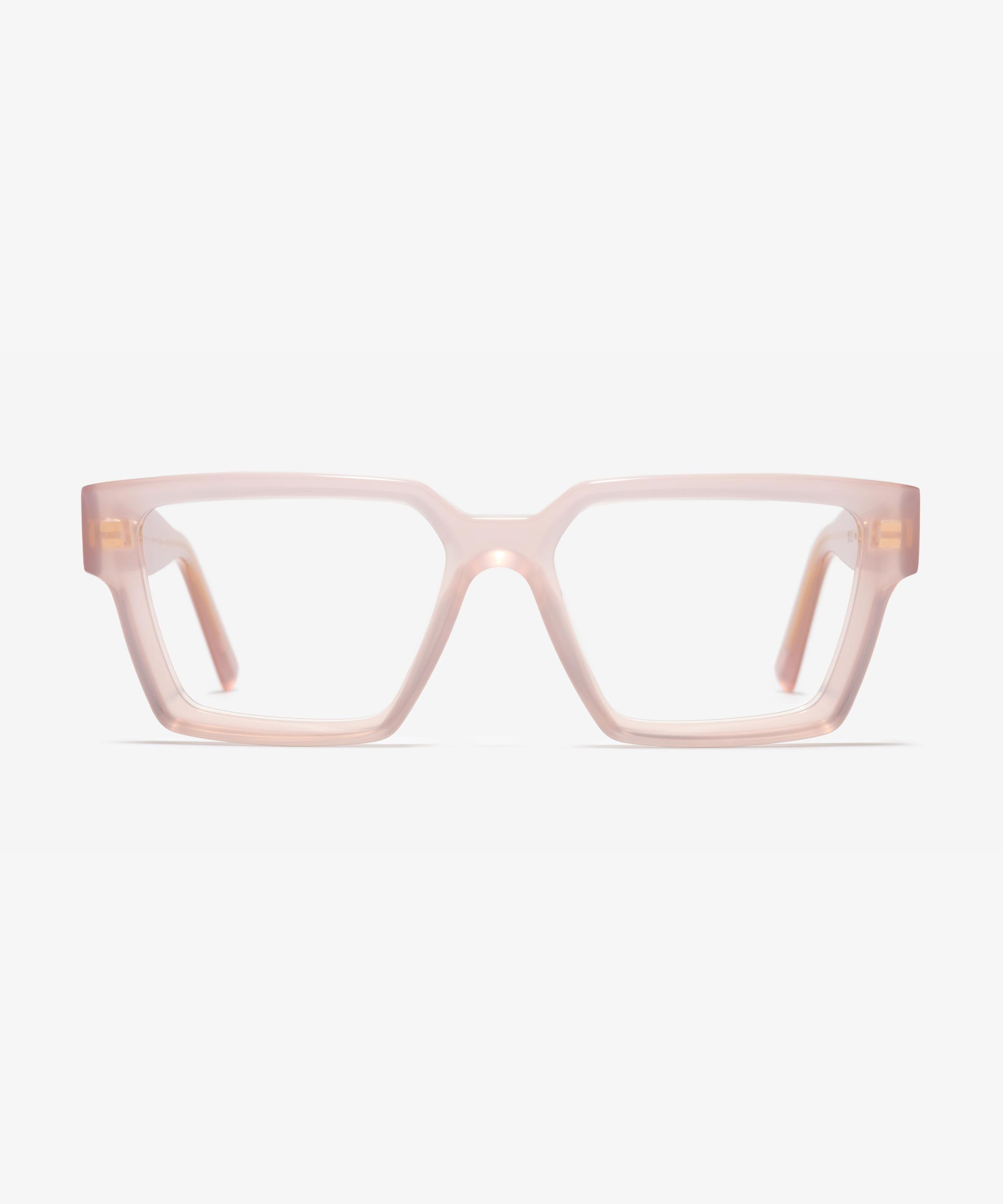 Front-Bild der Brille The Savage in Farbe Soft Blush und Größe Breit