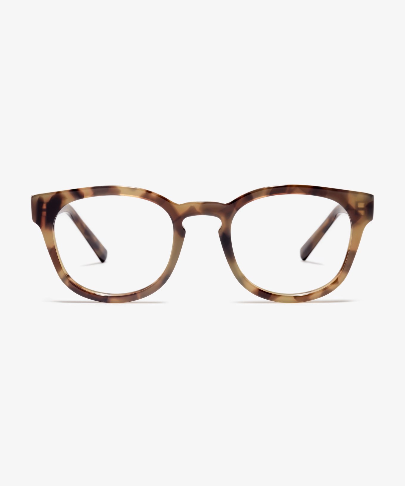 Image Face de la monture The Gambit en couleur Olive Havana et taille Large