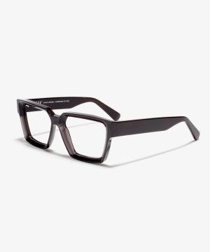 Angle image of the frame The Savage in colour Black Transparent and size Wide