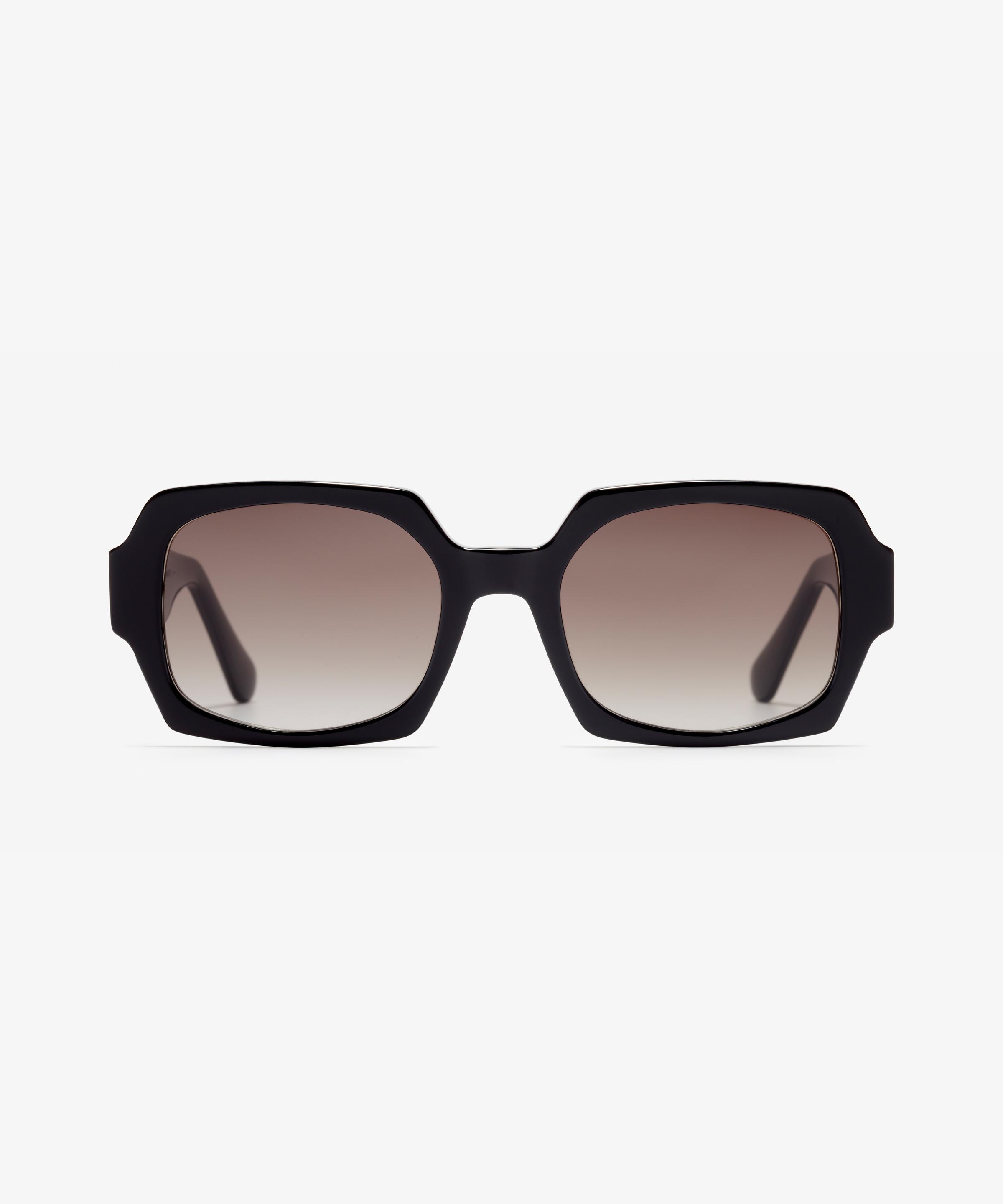 Front-Bild der Sonnenbrille The Renegade in Farbe Black und Größe Mittel