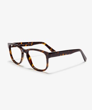 Angle image of the frame The Persuasive in colour Dark Havana and size Wide