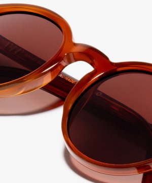 Detail-Bild der Sonnenbrille The Sharp in Farbe Light Havana und Größe Schmal