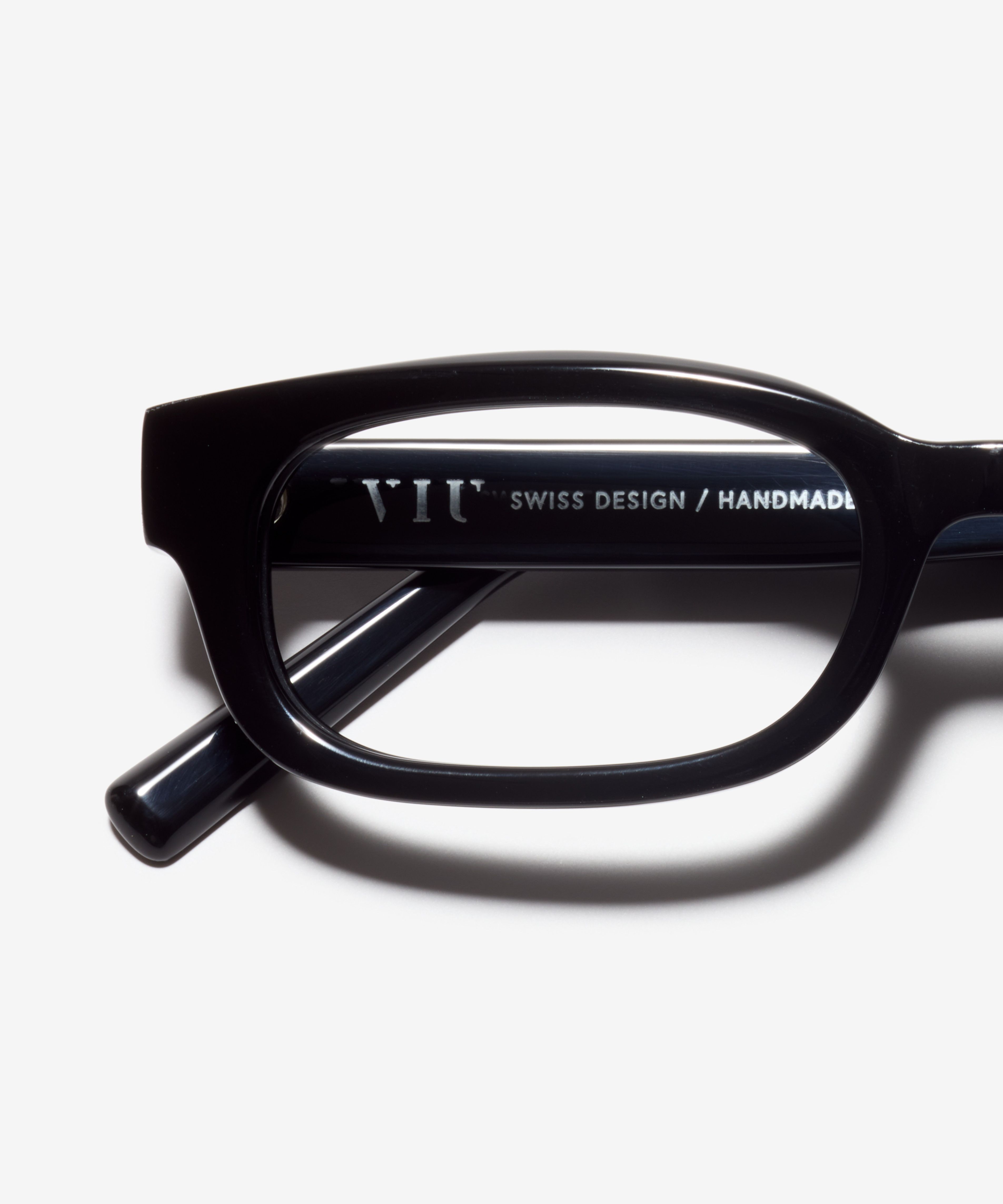 Detail-Bild der Brille The Shameless in Farbe Black und Größe Breit