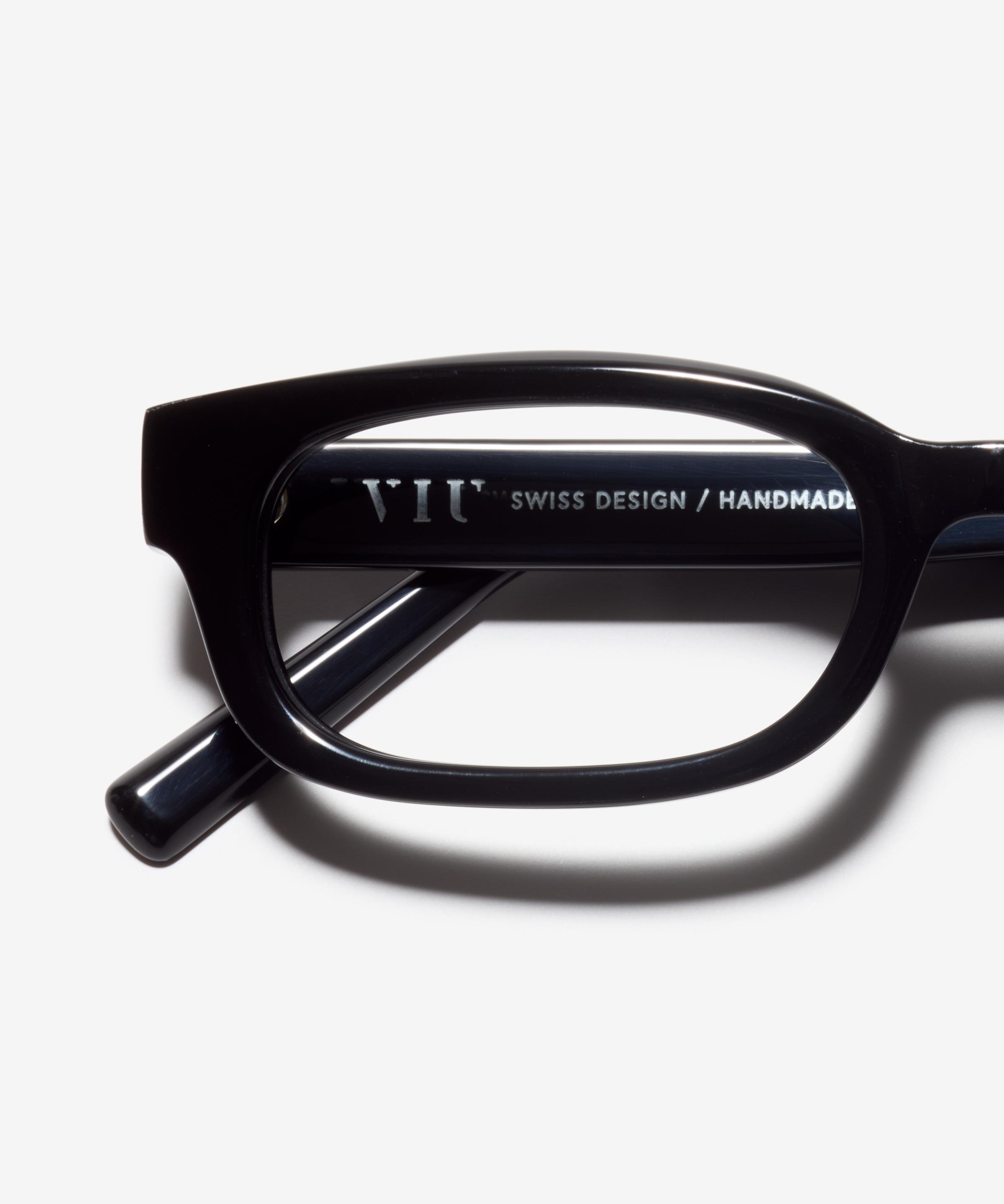 Detail-Bild der Brille The Shameless in Farbe Black und Größe Breit