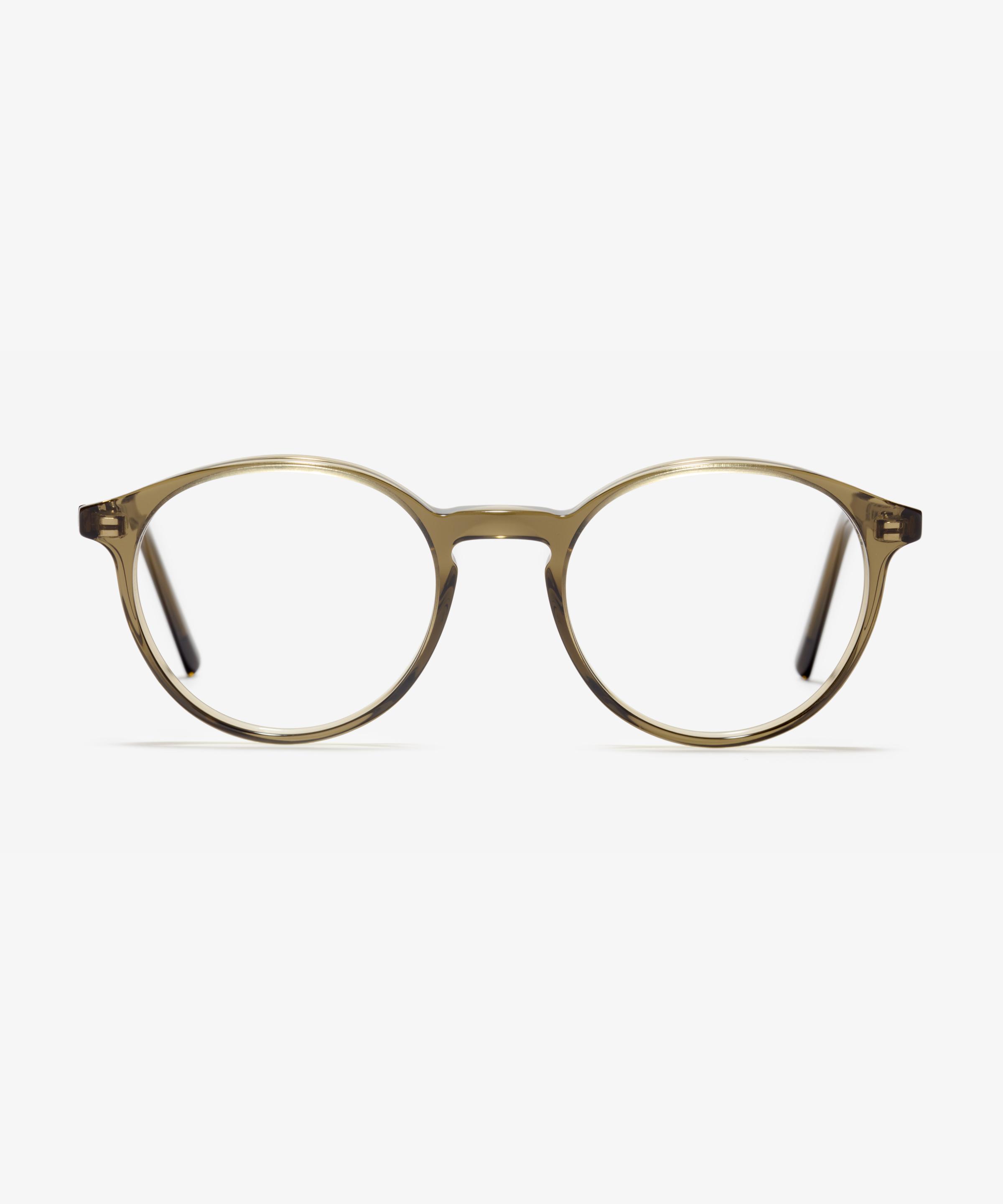 Image Face de la monture The Dapper en couleur Khaki et taille Large