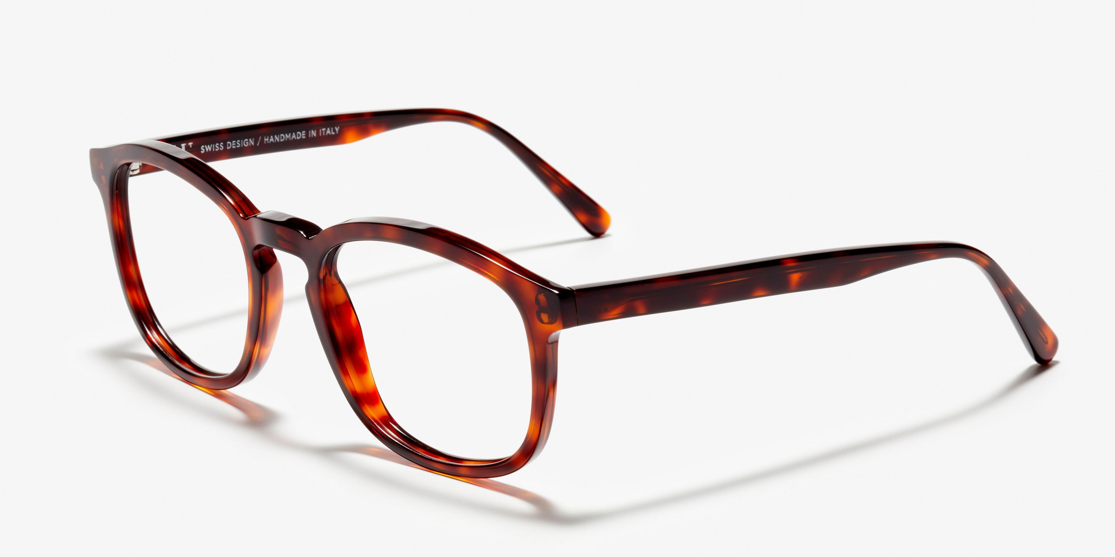 Angle image of the frame The Distinct in colour Tortoise and size Wide
