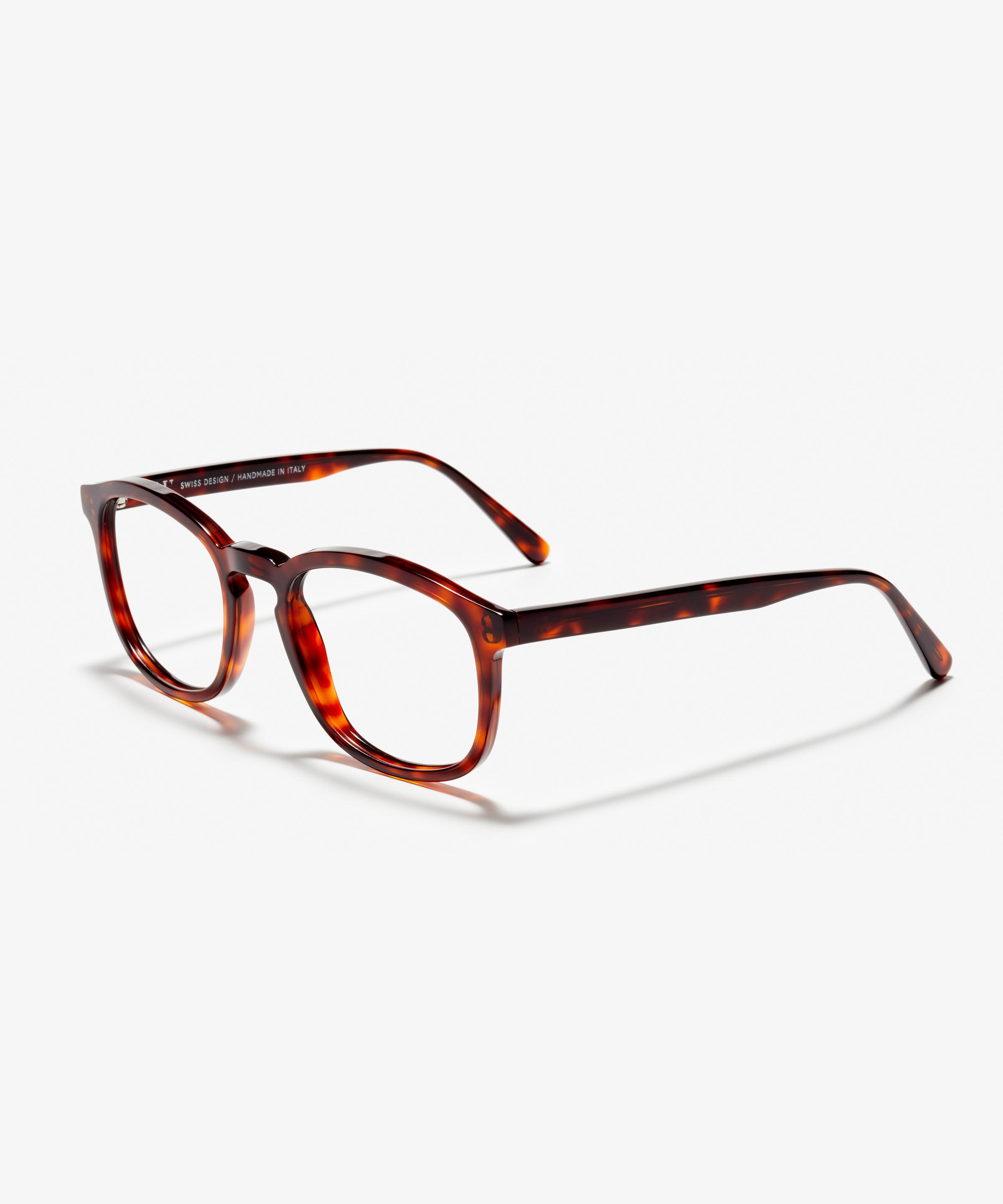 Angle image of the frame The Distinct in colour Tortoise and size Wide
