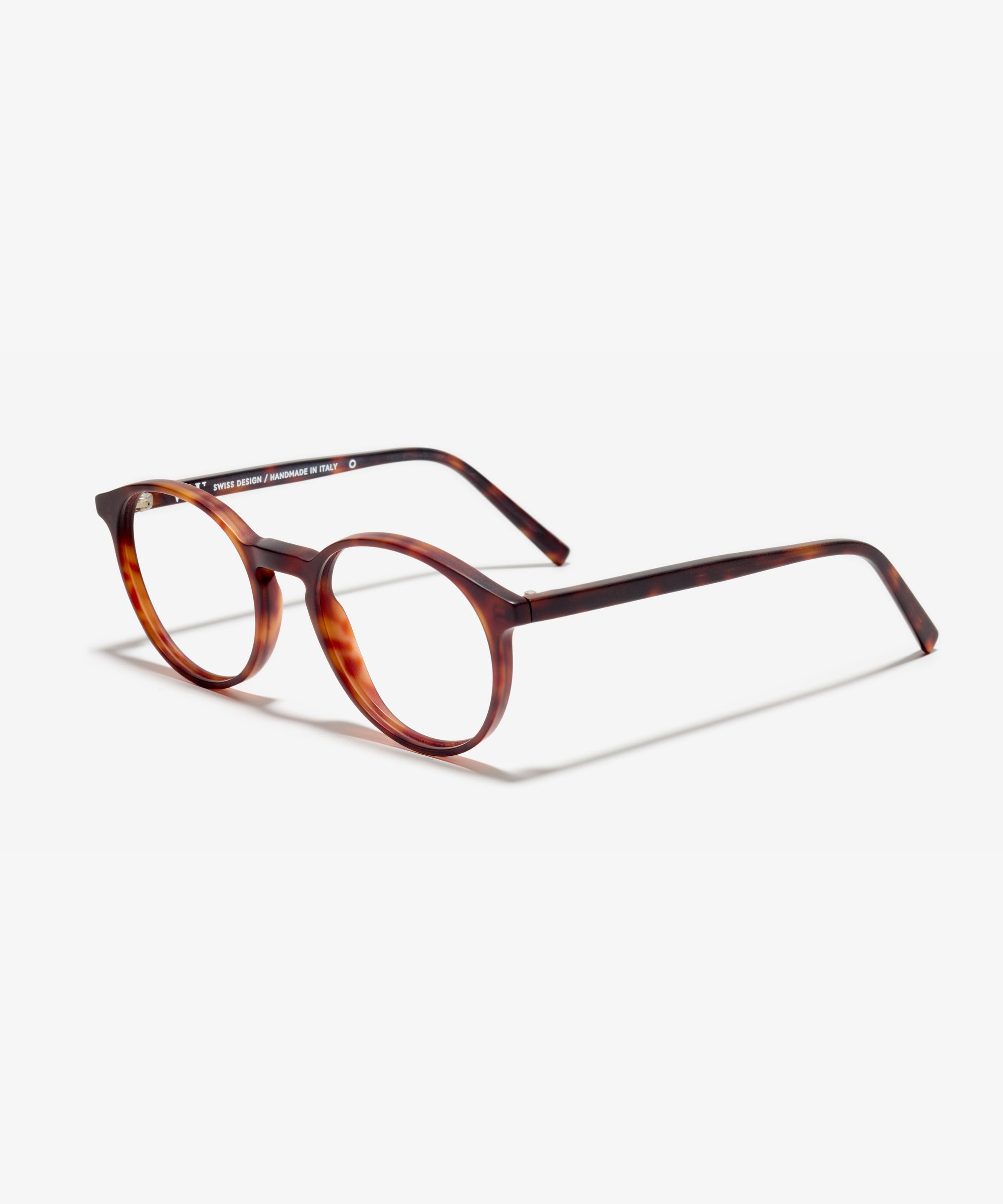 Image Angle de la monture The Dapper en couleur Tortoise et taille Large