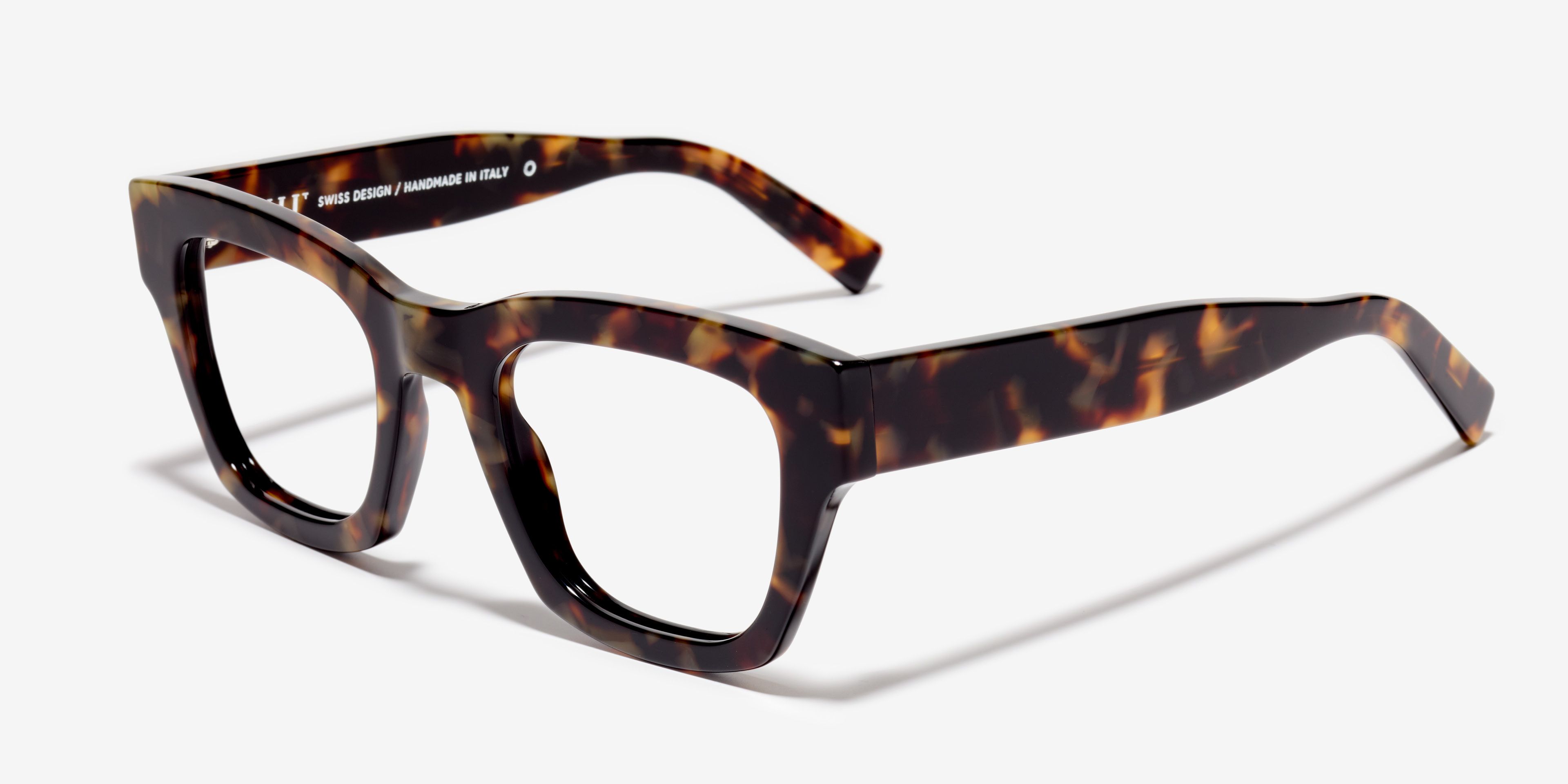 Image Angle de la monture The Catch en couleur Amber Tortoise et taille Large