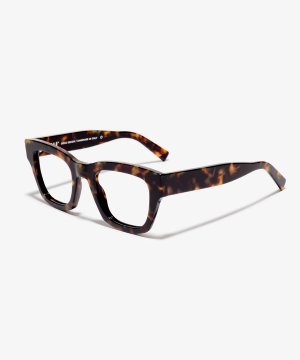 Angle image of the frame The Catch in colour Amber Tortoise and size Wide
