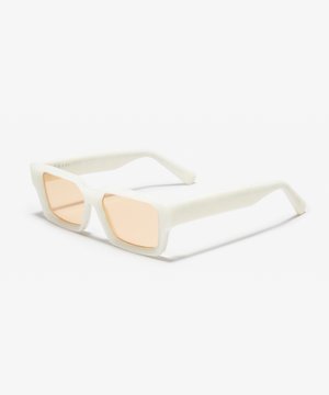 Image Angle de la paire de lunettes de soleil The Rogue en couleur Pearl Stone et taille Large