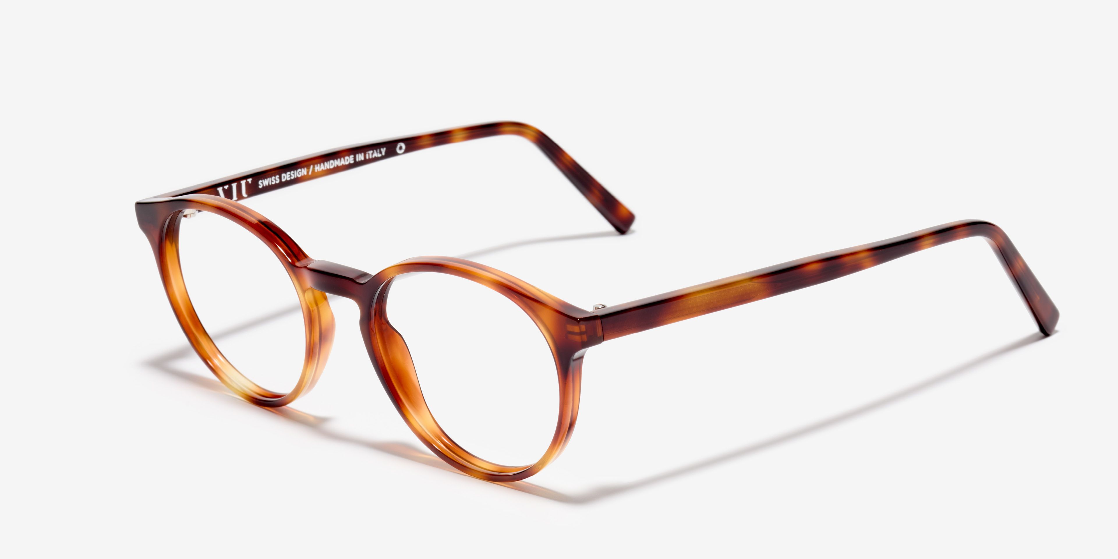 Image Angle de la monture The Contemporary en couleur Oak Havana et taille Étroit