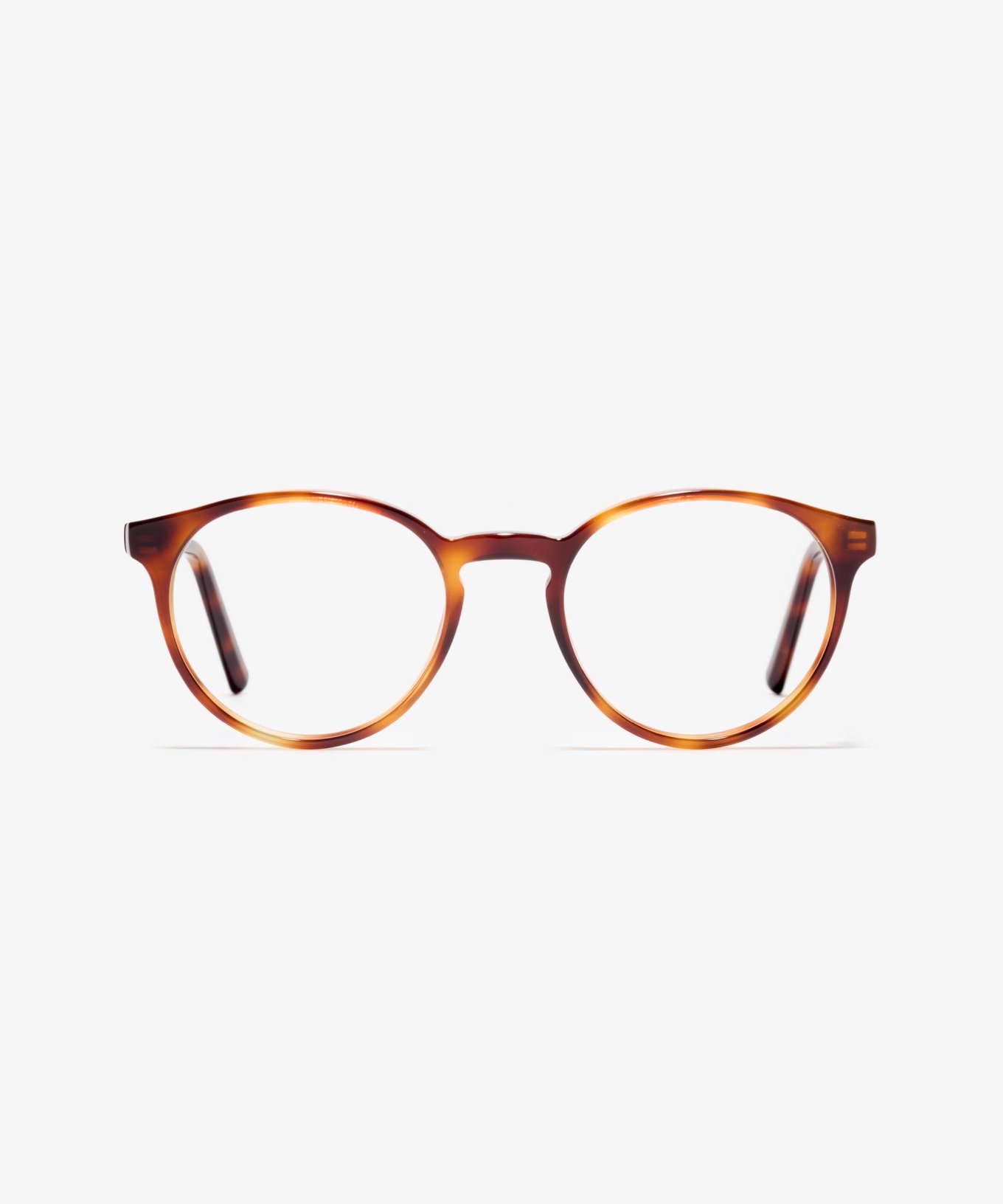 Front-Bild der Brille The Contemporary in Farbe Oak Havana und Größe Schmal