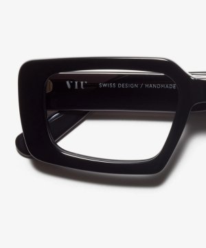 Detail-Bild der Brille The Fearless in Farbe Black und Grösse Breit