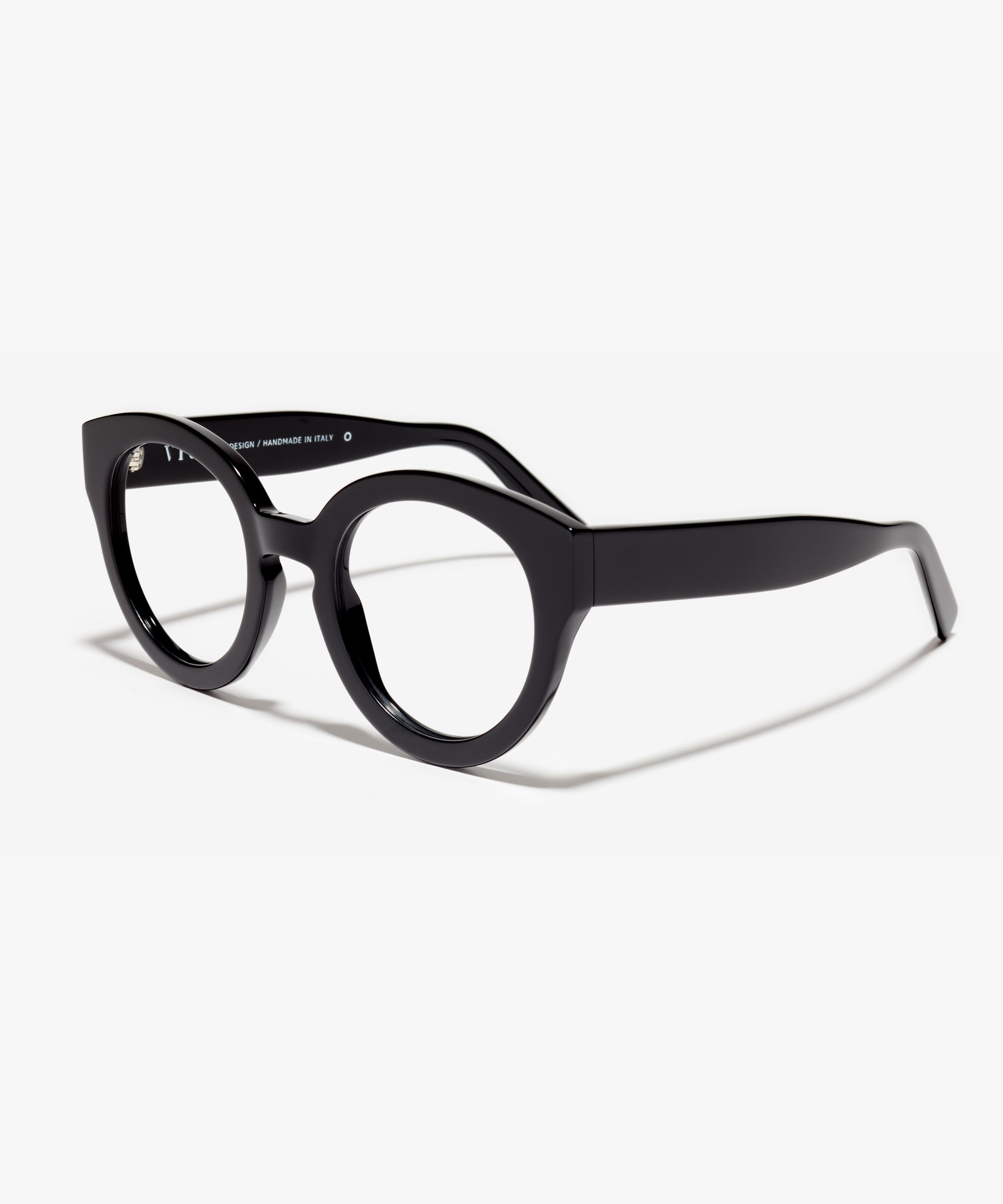 Schräg-Bild der Brille The Mindful in Farbe Black und Größe Breit