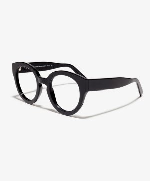 Schräg-Bild der Brille The Mindful in Farbe Black und Größe Breit