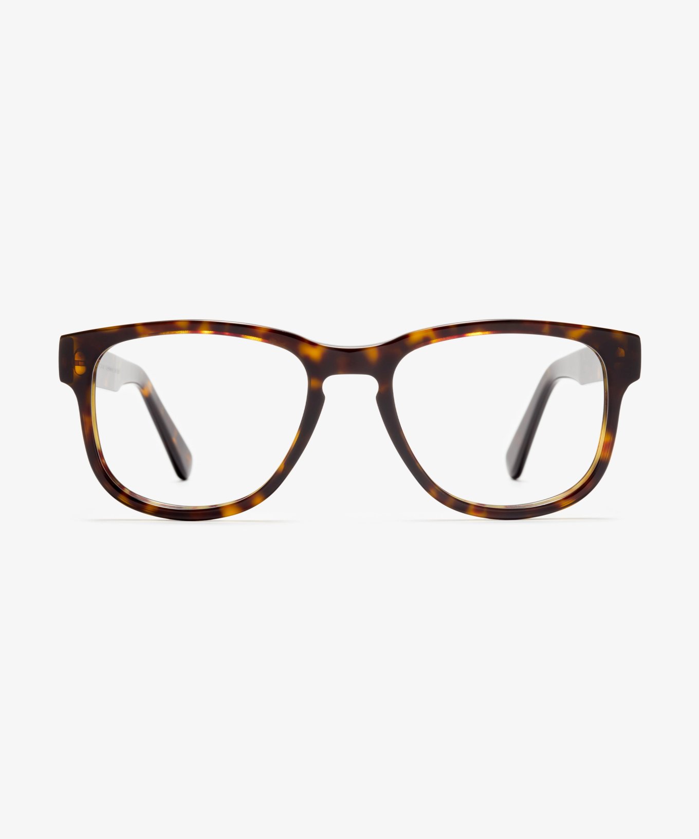 Front image of the frame The Persuasive in colour Dark Havana and size Wide