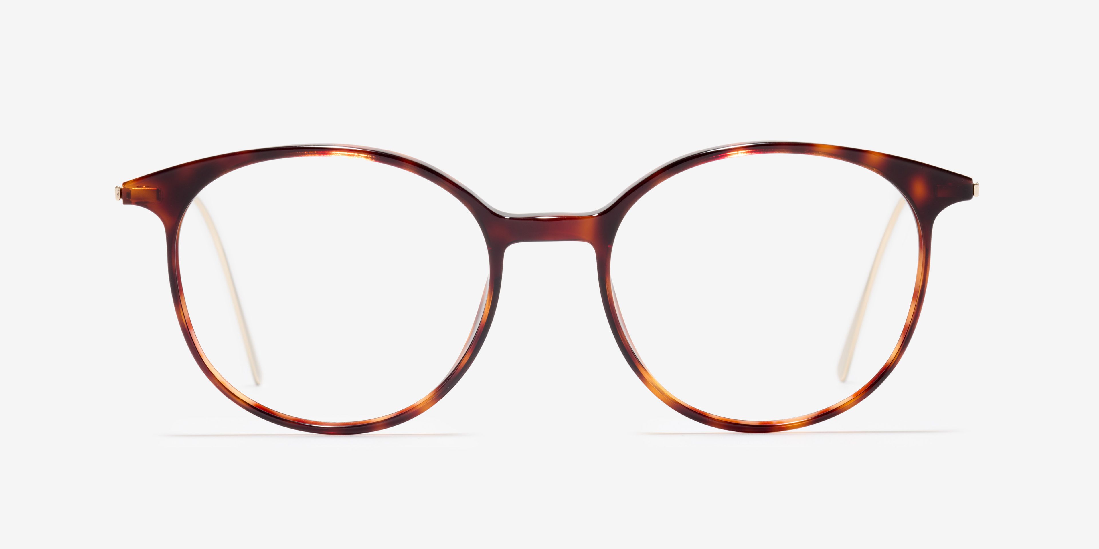 Front-Bild der Brille The Subtle in Farbe Tortoise und Größe Schmal