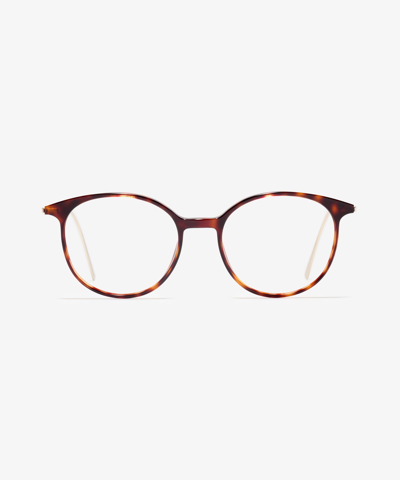 Front-Bild der Brille The Subtle in Farbe Tortoise und Größe Schmal