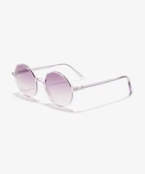 Angle image of the sunglasses The Poetic in colour Lilac and size Wide