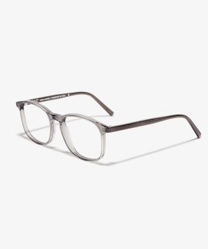 Angle image of the frame The Polished in colour Smoke and size Wide
