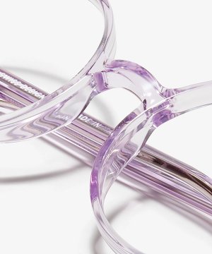 Detail image of the frame The Poetic in colour Lilac and size Wide