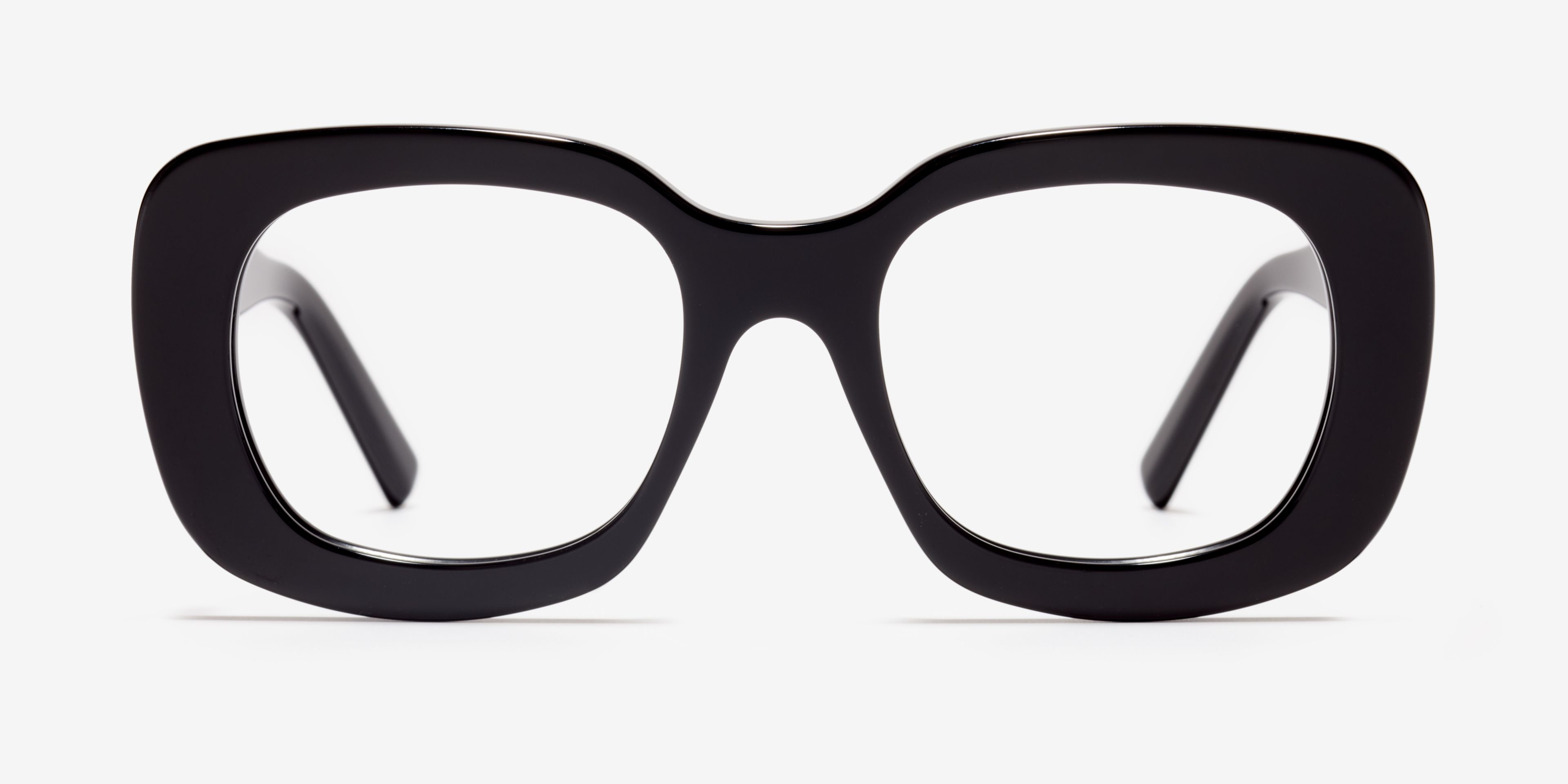 Front-Bild der Brille The Lover in Farbe Black und Größe Breit