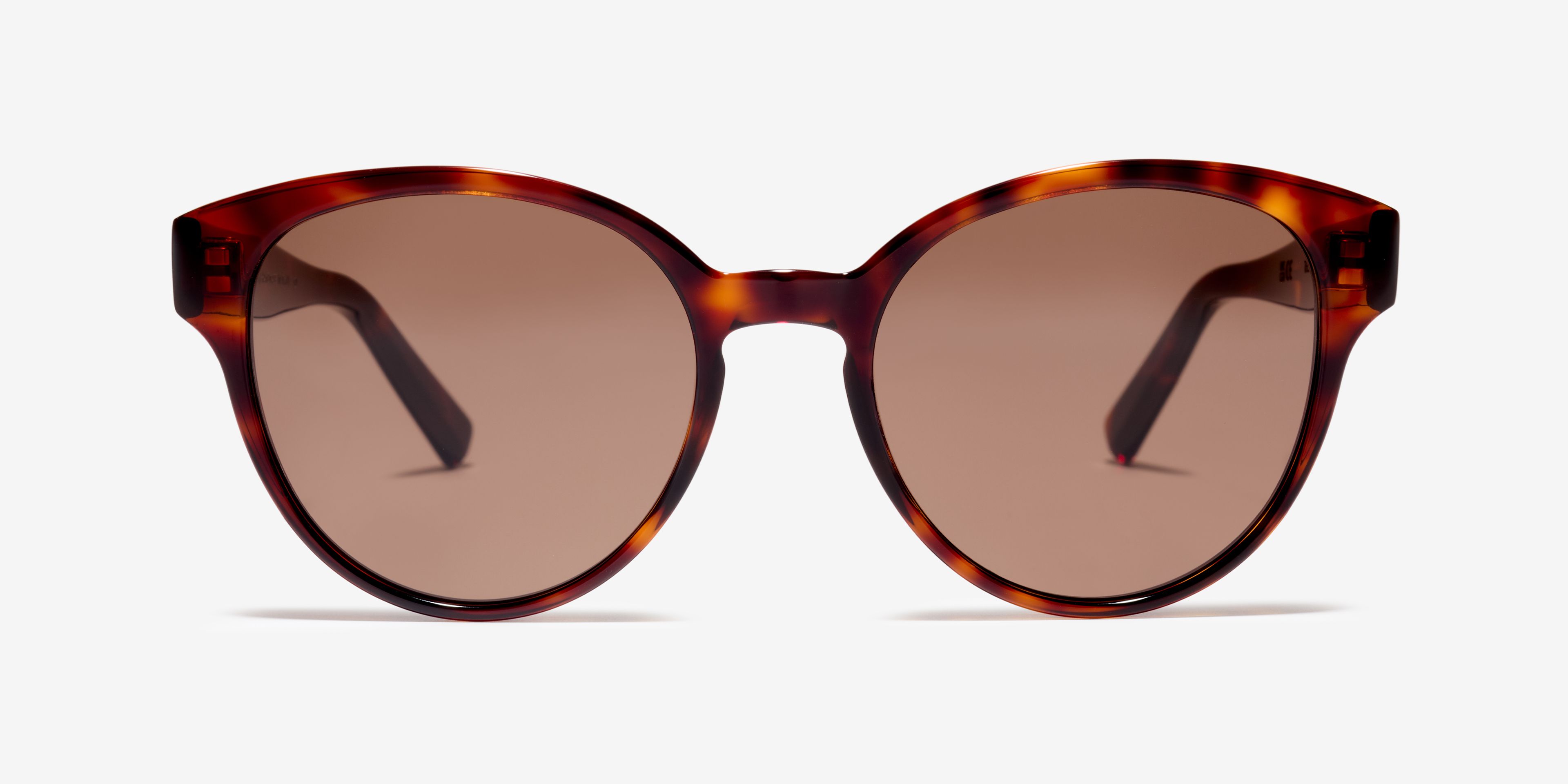 Front-Bild der Sonnenbrille The Dazzling in Farbe Tortoise und Grösse Mittel