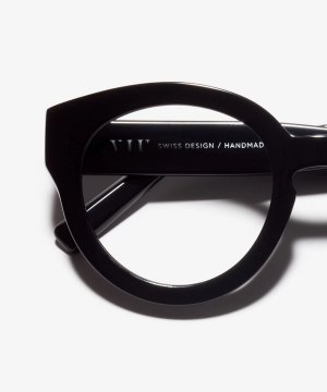 Detail-Bild der Brille The Mindful in Farbe Black und Größe Breit