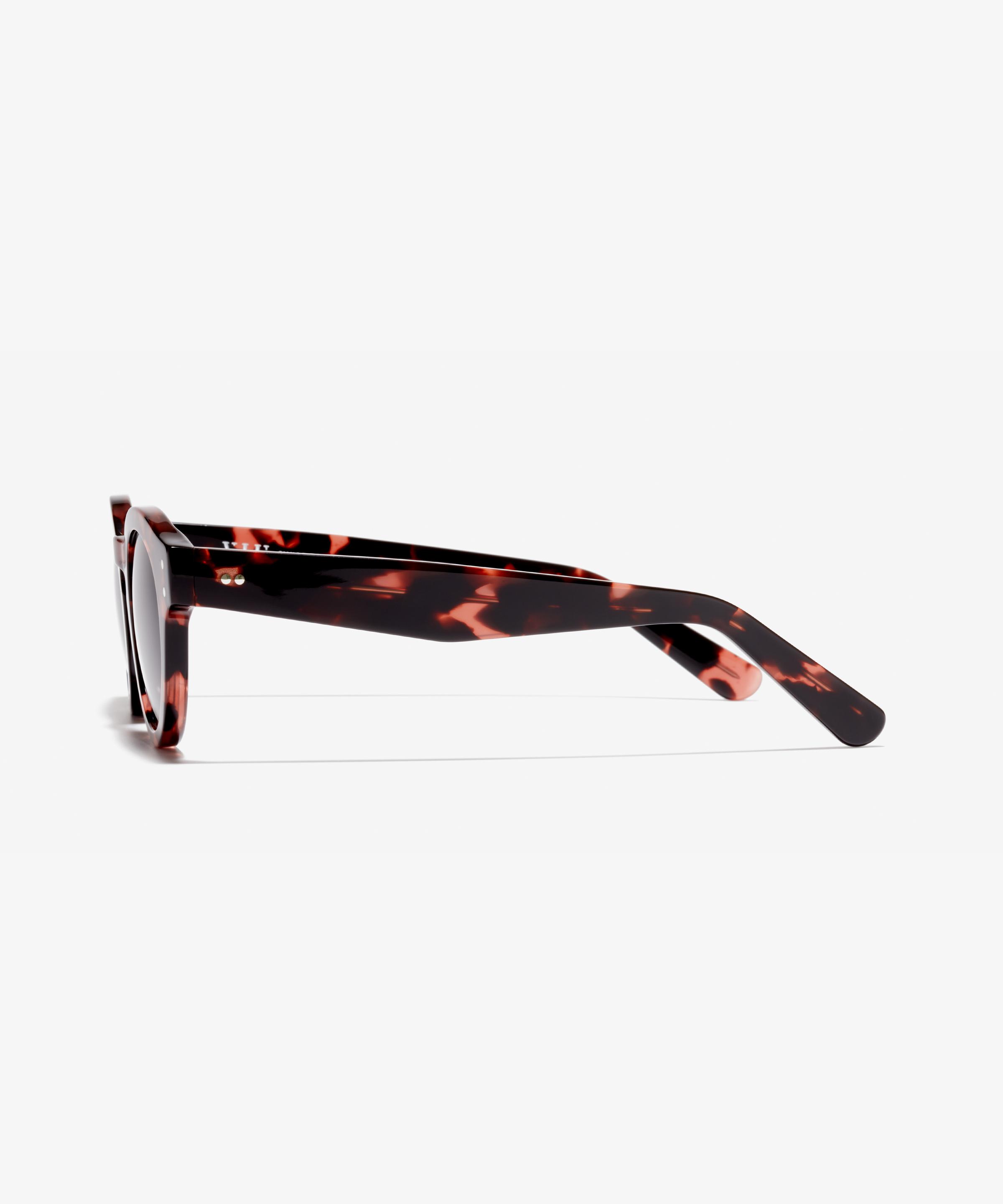 Seite-Bild der Sonnenbrille The Poppy in Farbe Pink Havana und Größe Mittel